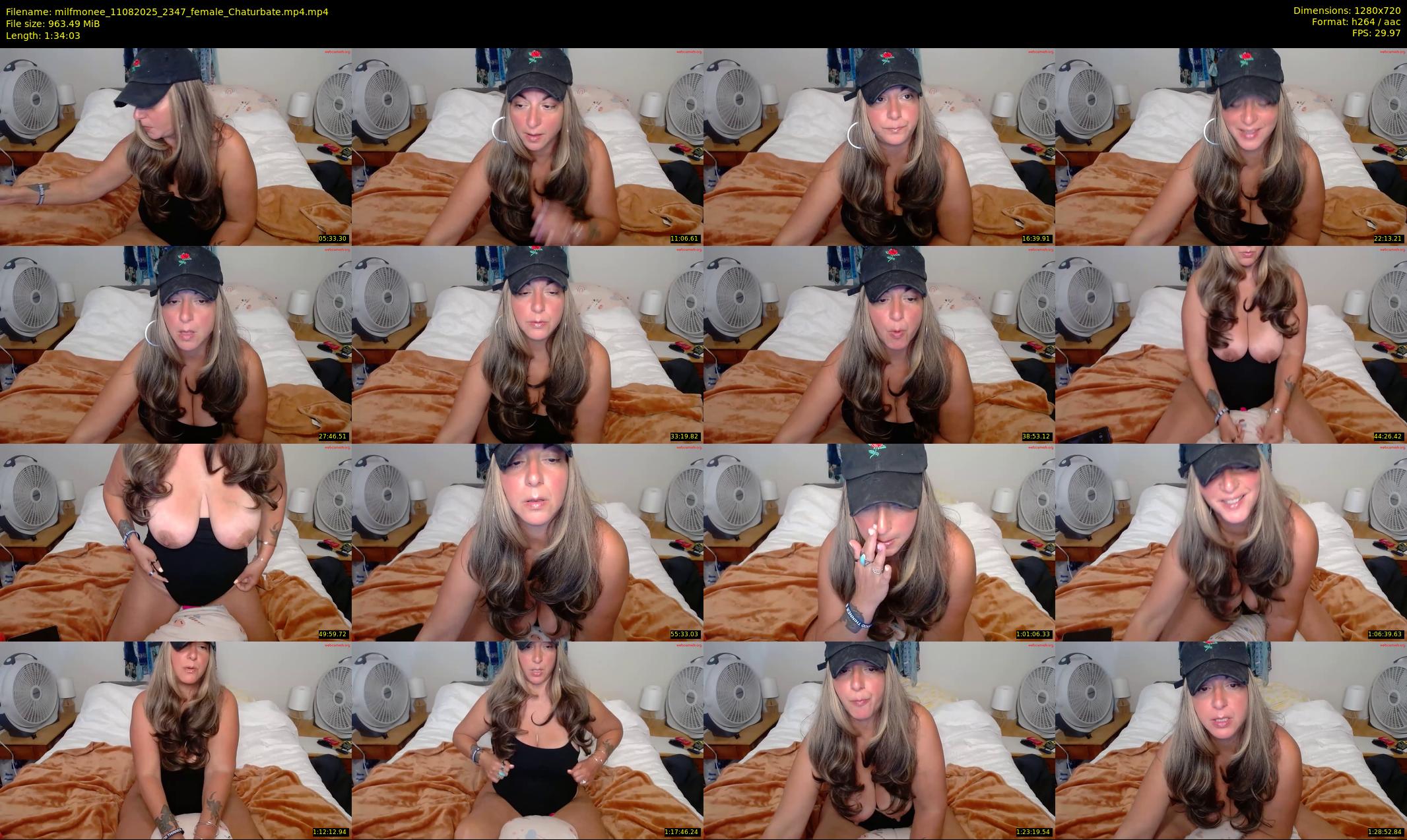 milfmonee — 95 minute Chaturbate female cam show recording, 720p, Aug 11, 2025