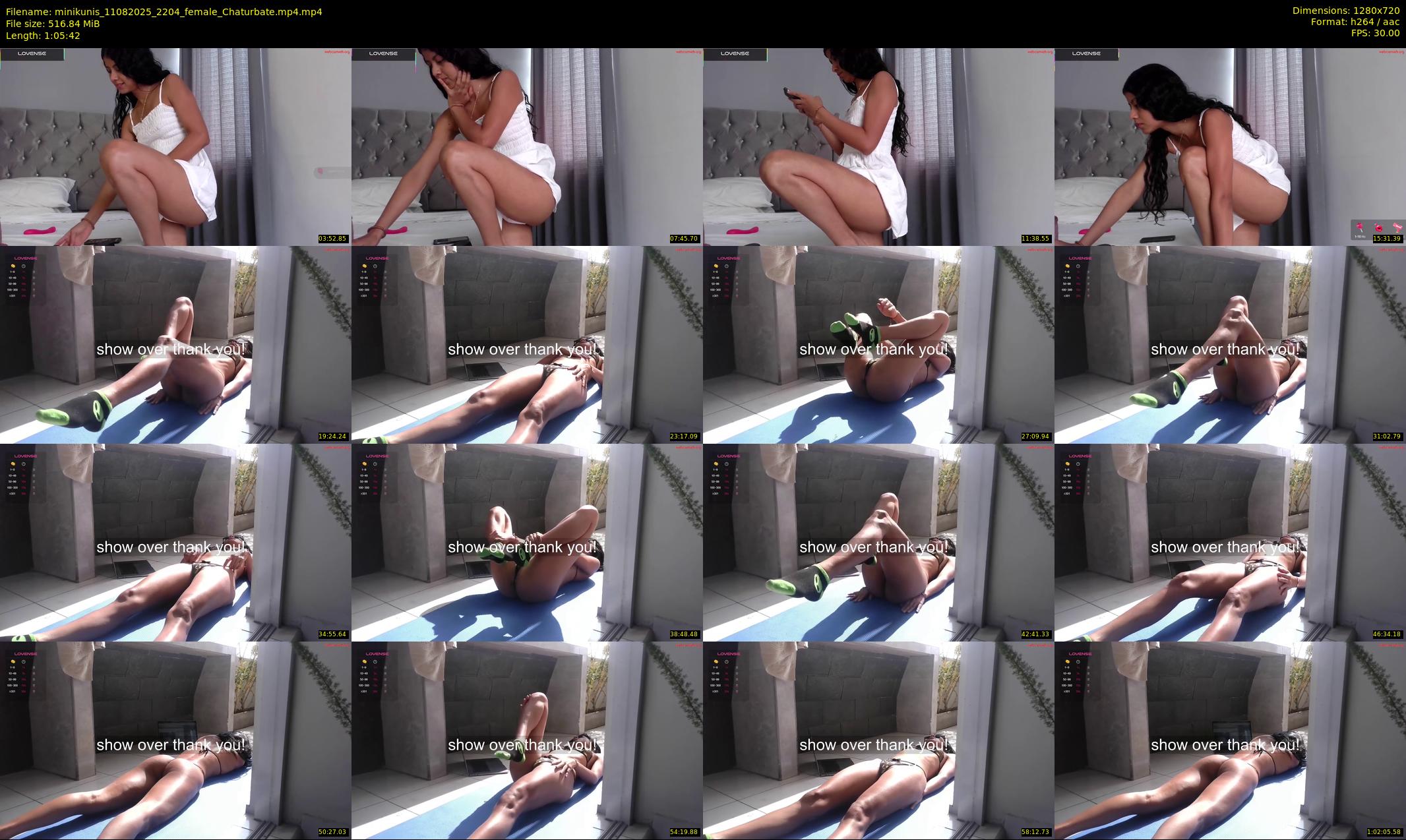 minikunis — 66 minute Chaturbate couple cam show recording, 720p, Aug 11, 2025