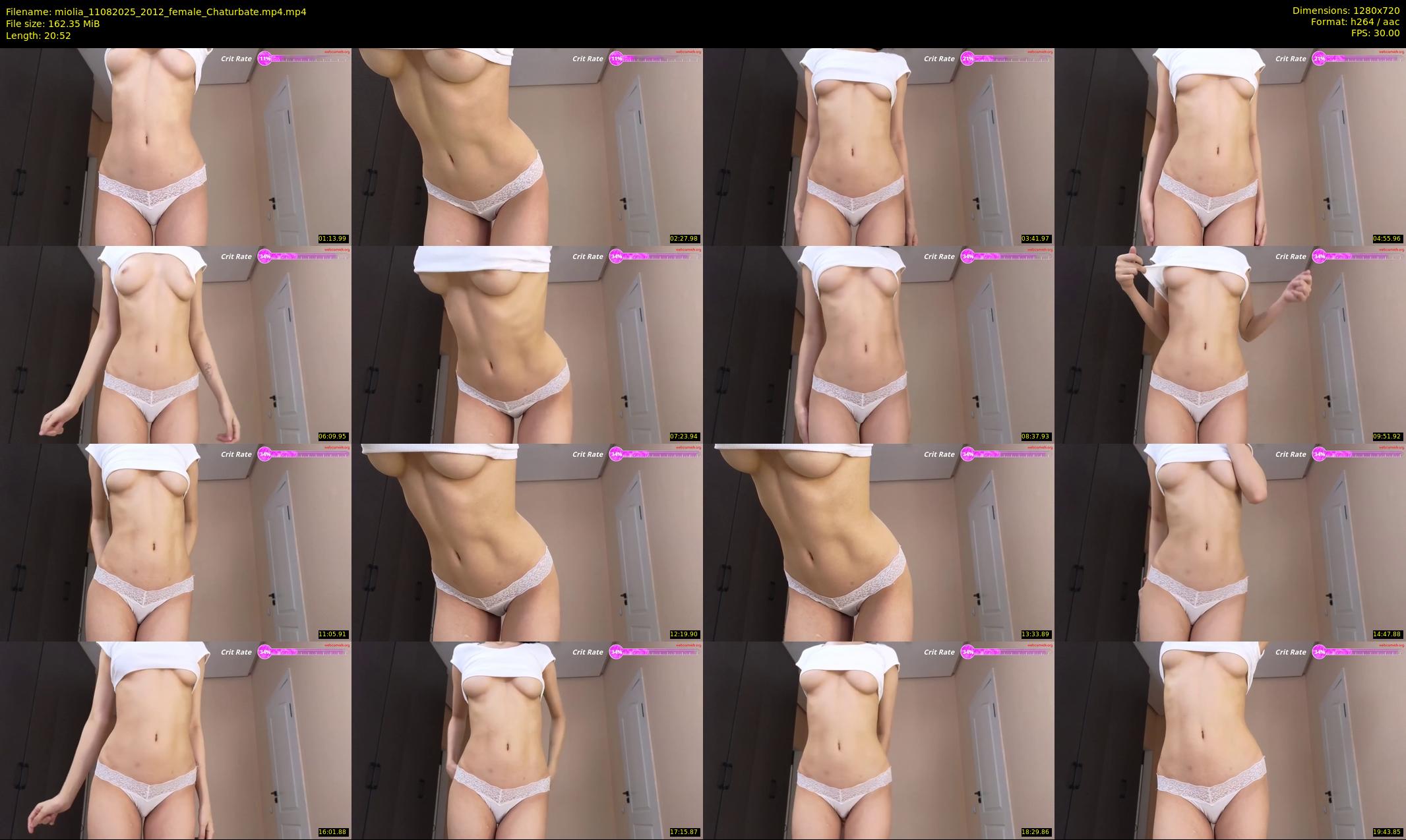miolia — 21 minute Chaturbate female cam show recording, 720p, Aug 11, 2025