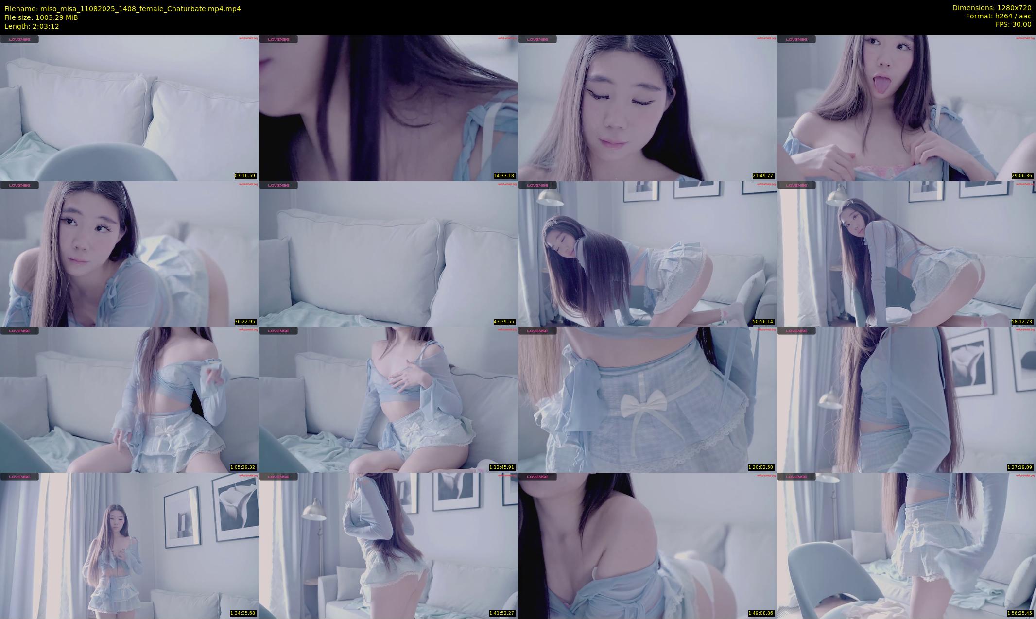 miso_misa — 124 minute Chaturbate female cam show recording, 720p, Aug 11, 2025