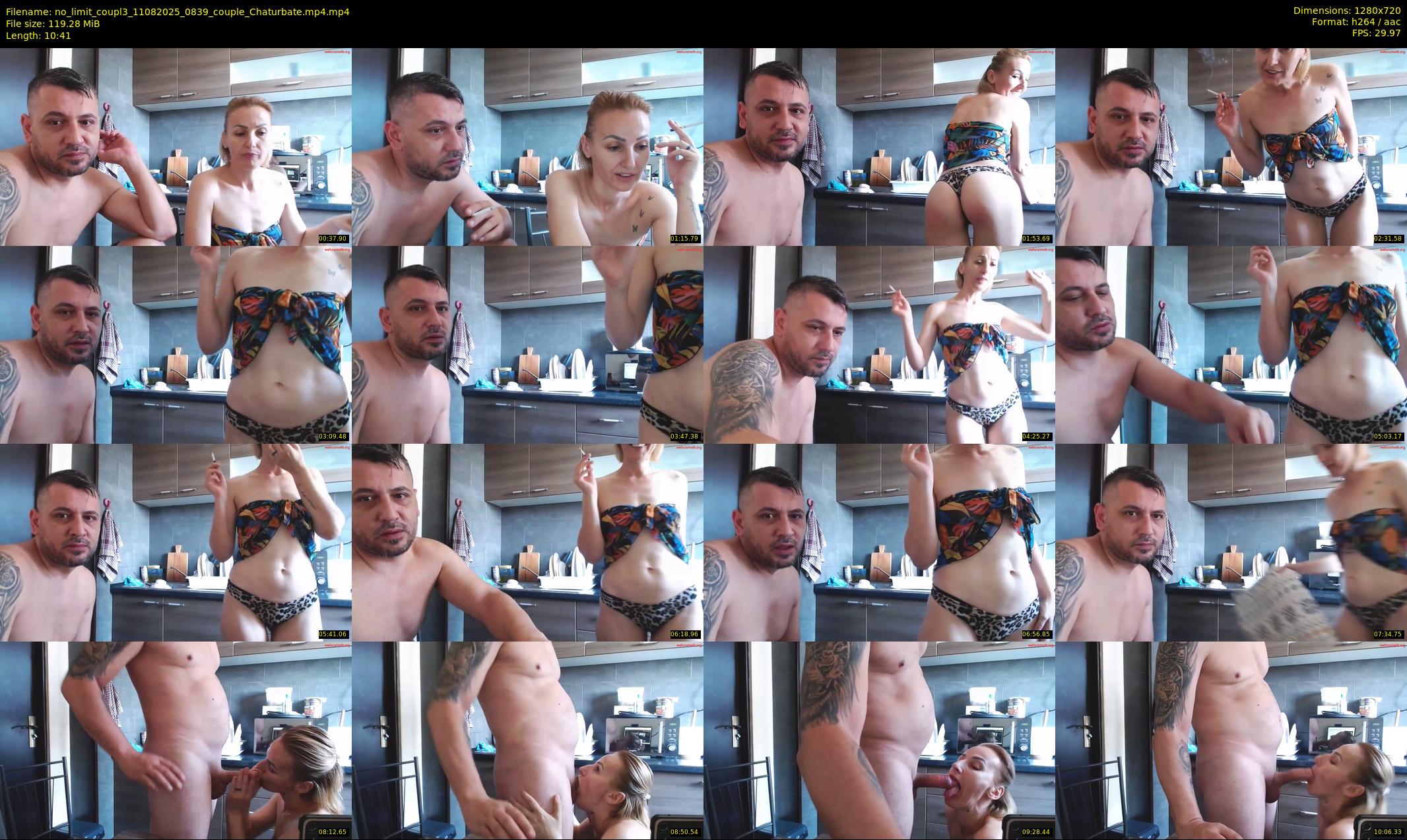no_limit_coupl3 — 11 minute Chaturbate couple cam show recording, 720p, Aug 11, 2025