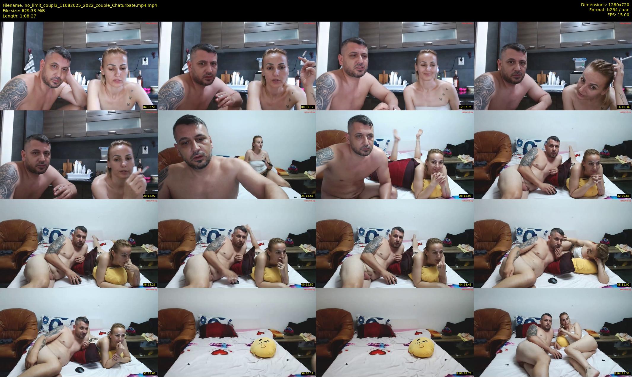 no_limit_coupl3 — 69 minute Chaturbate couple cam show recording, 720p, Aug 11, 2025