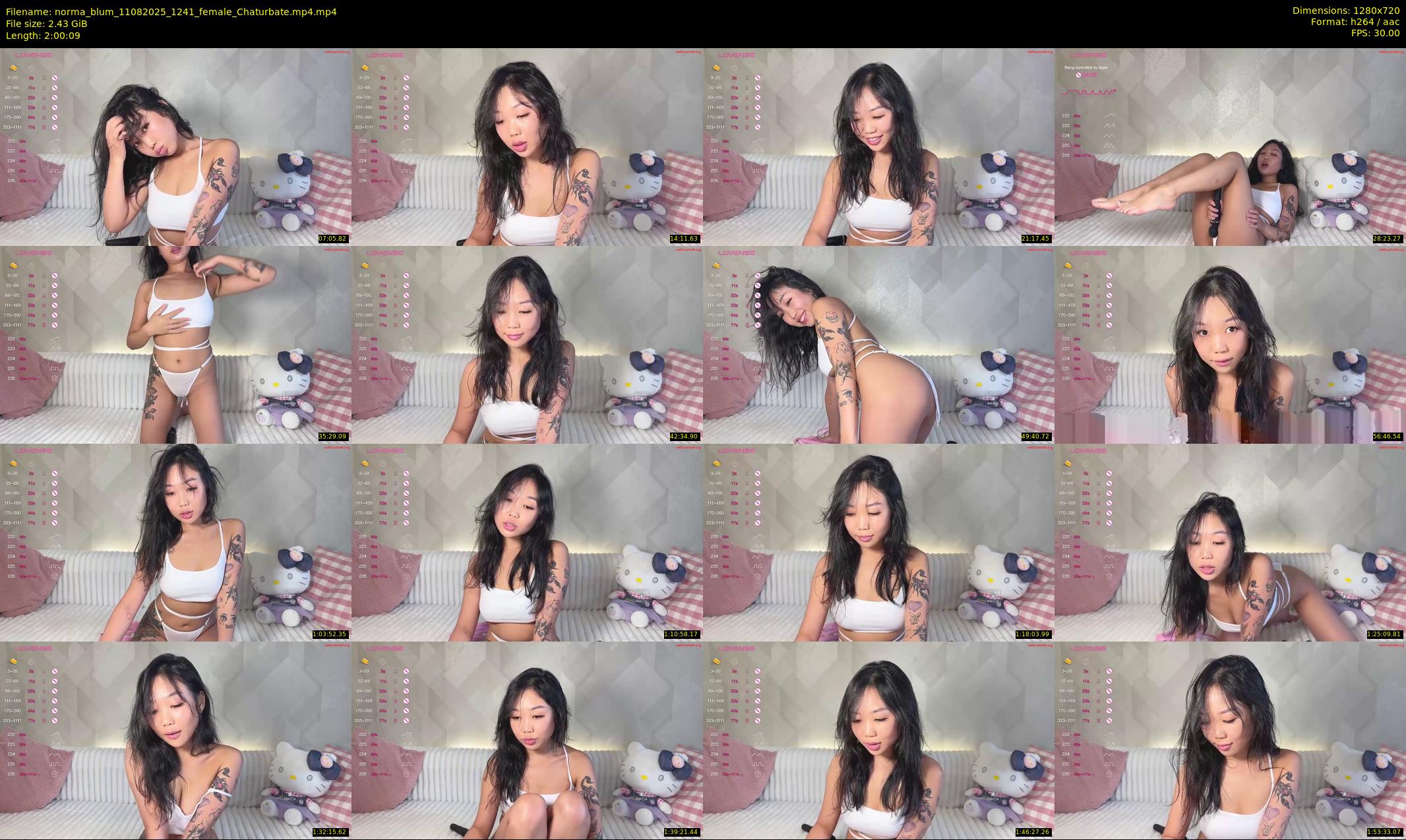 norma_blum — 121 minute Chaturbate female cam show recording, 720p, Aug 11, 2025