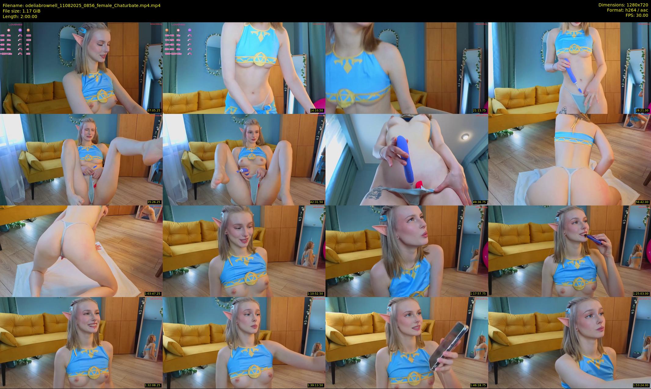 odeliabrownell — 120 minute Chaturbate female cam show recording, 720p, Aug 11, 2025