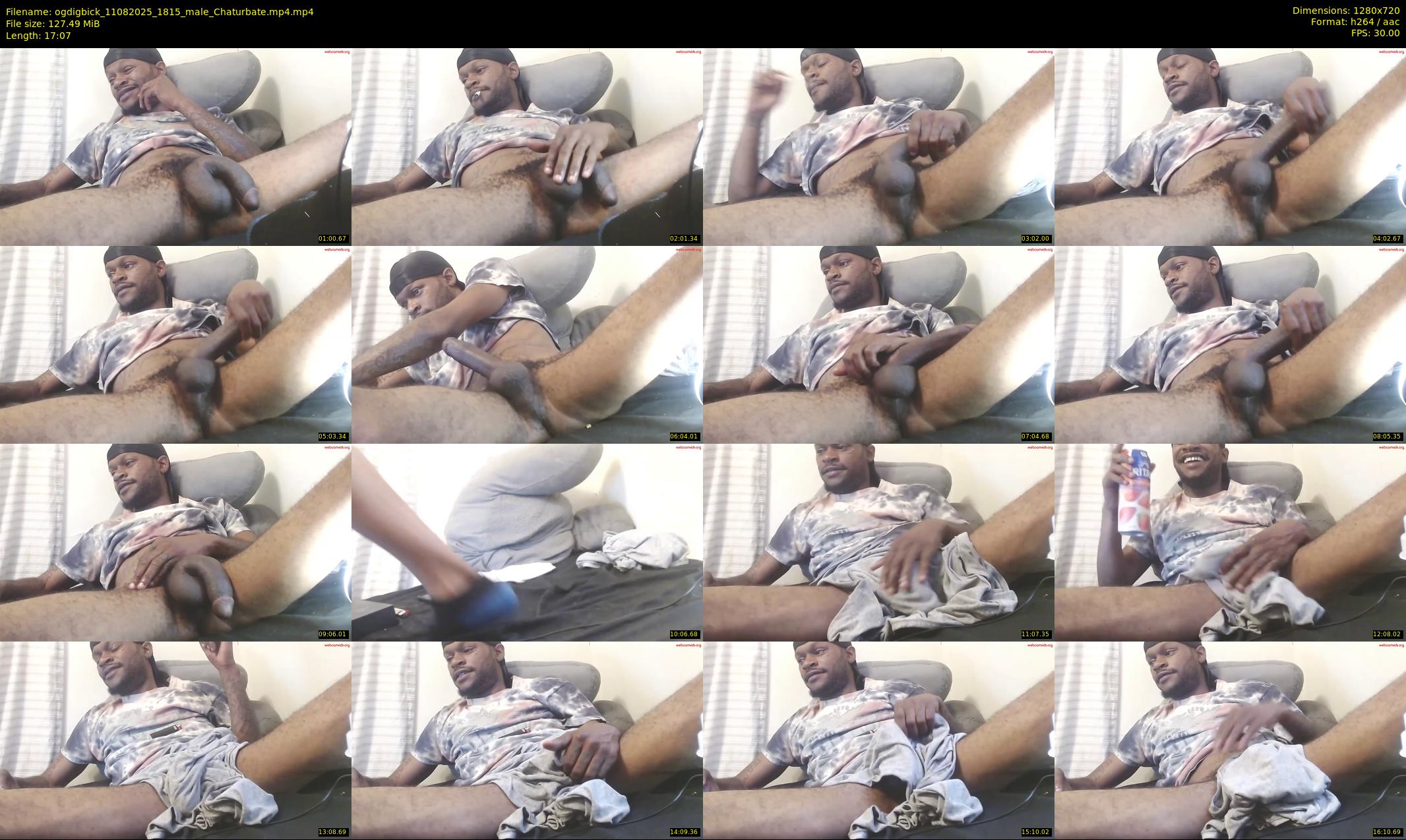 ogdigbick — 18 minute Chaturbate male cam show recording, 720p, Aug 11, 2025