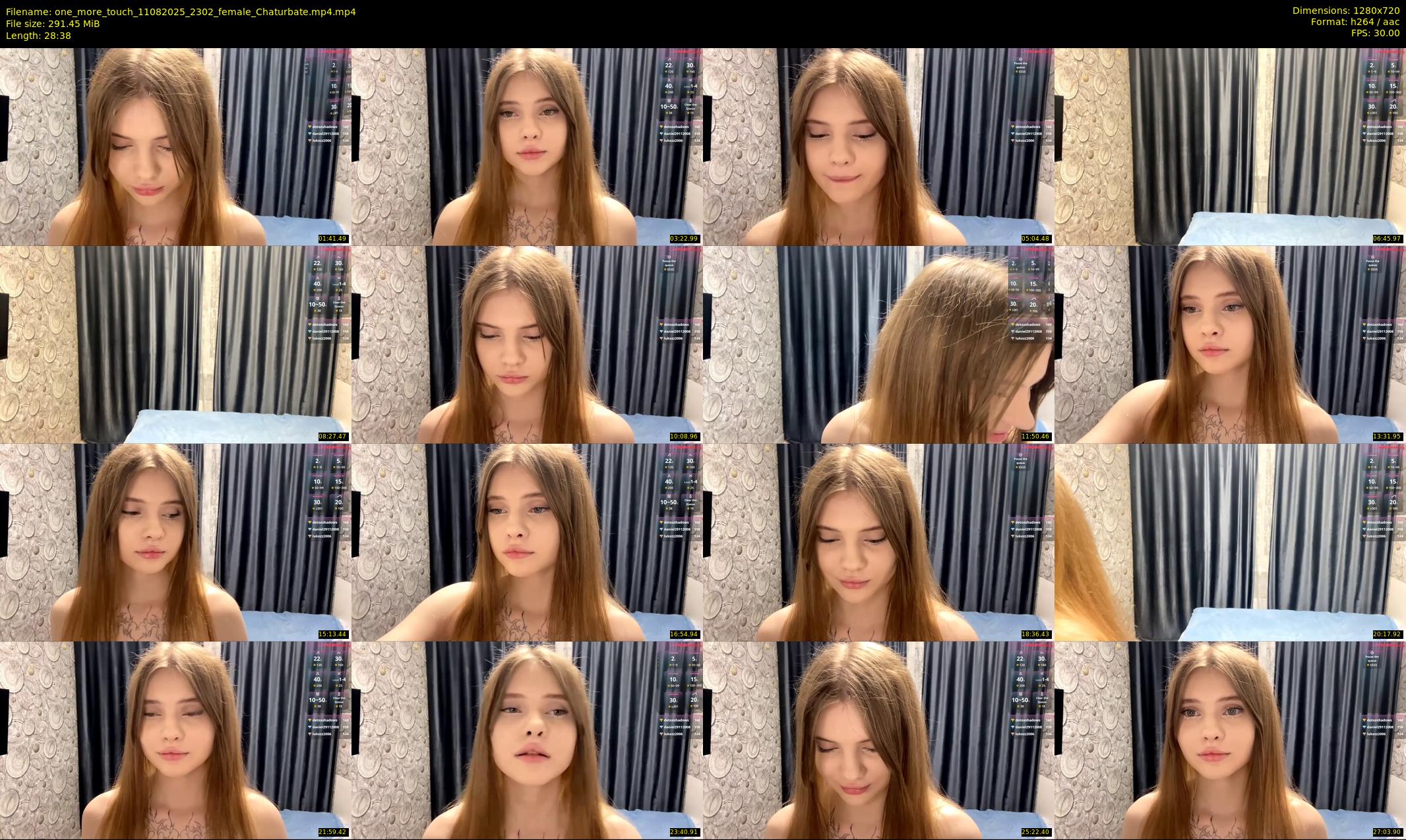 one_more_touch — 29 minute Chaturbate female cam show recording, 720p, Aug 11, 2025