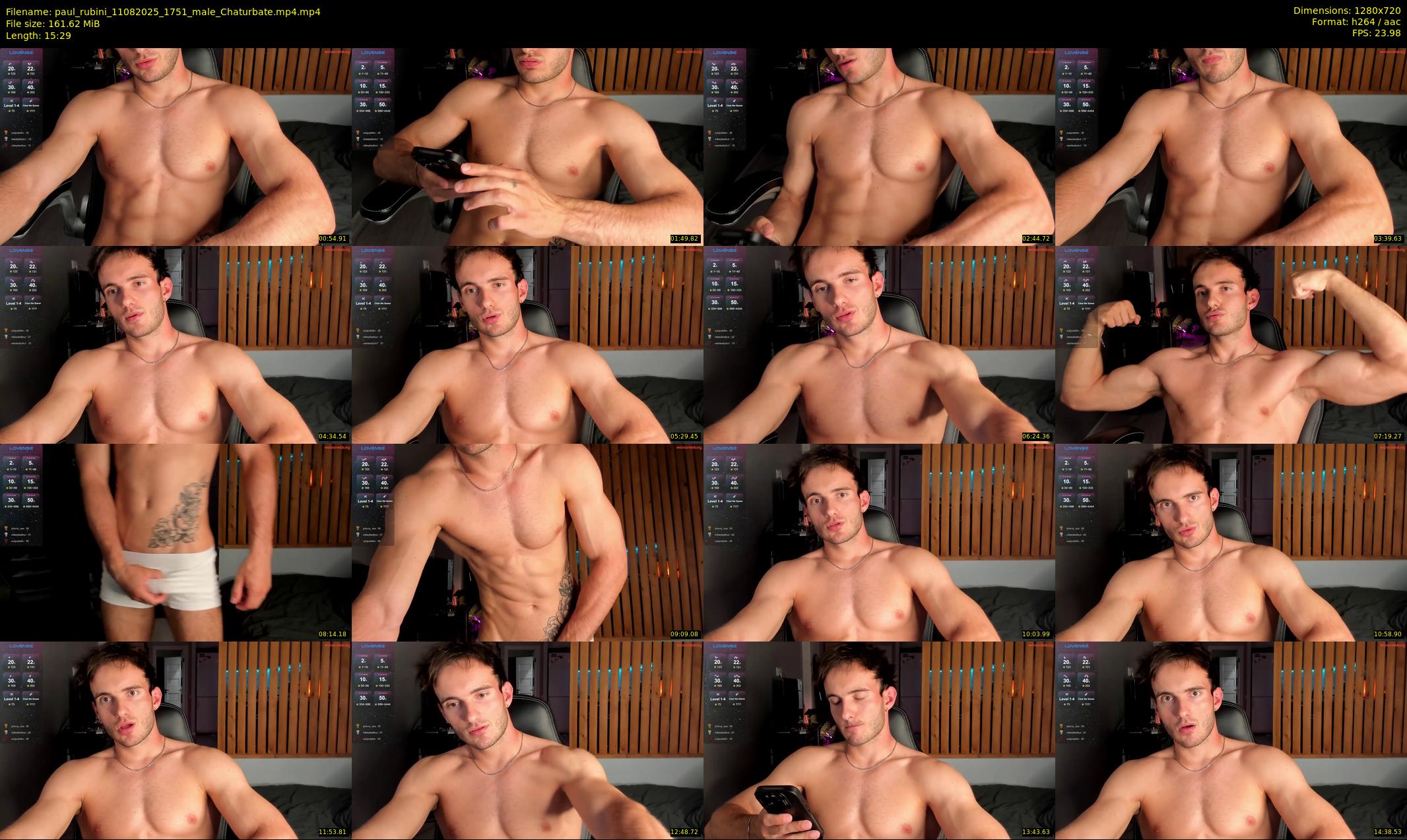 paul_rubini — 16 minute Chaturbate male cam show recording, 720p, Aug 11, 2025