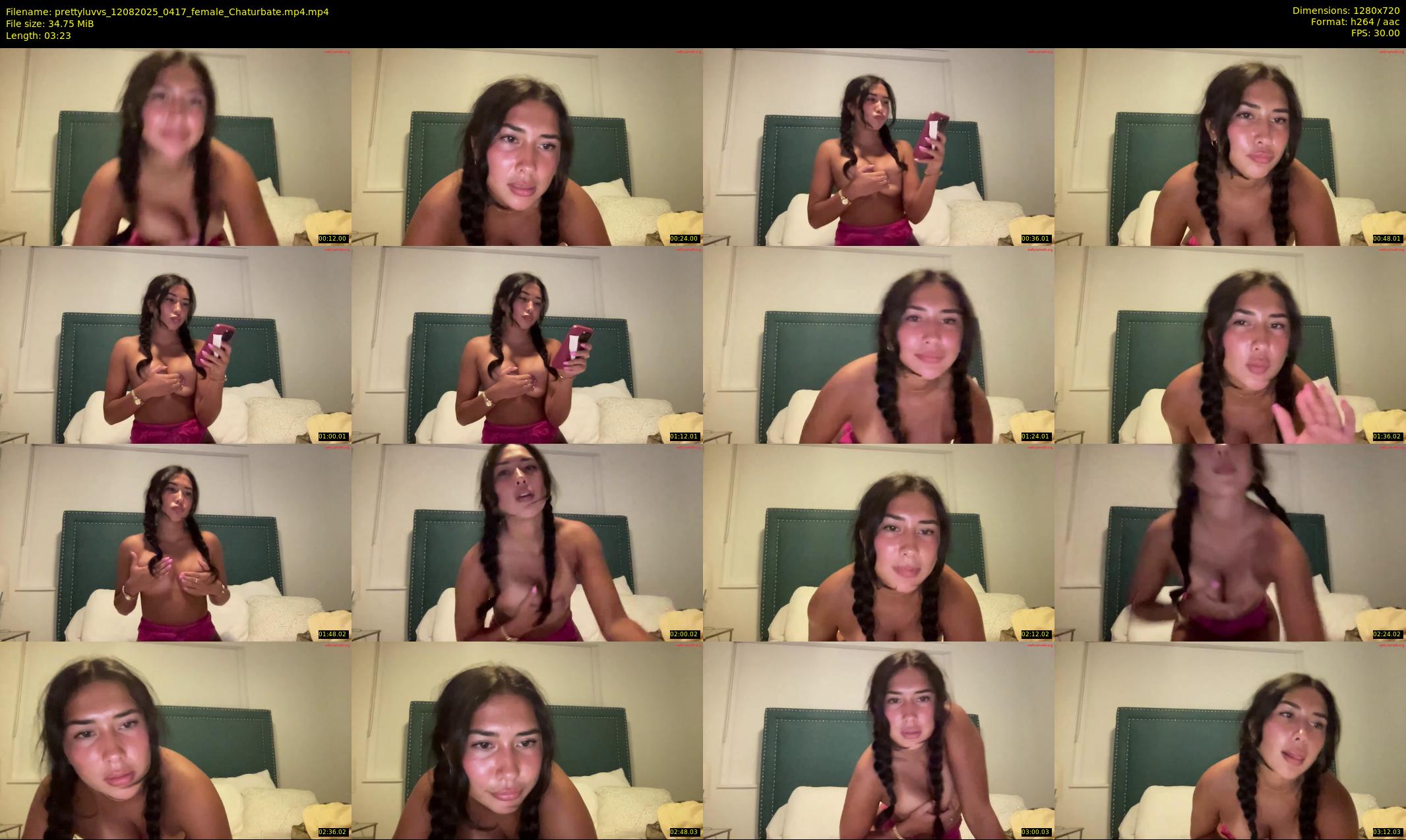 prettyluvvs — 4 minute Chaturbate female cam show recording, 720p, Aug 12, 2025