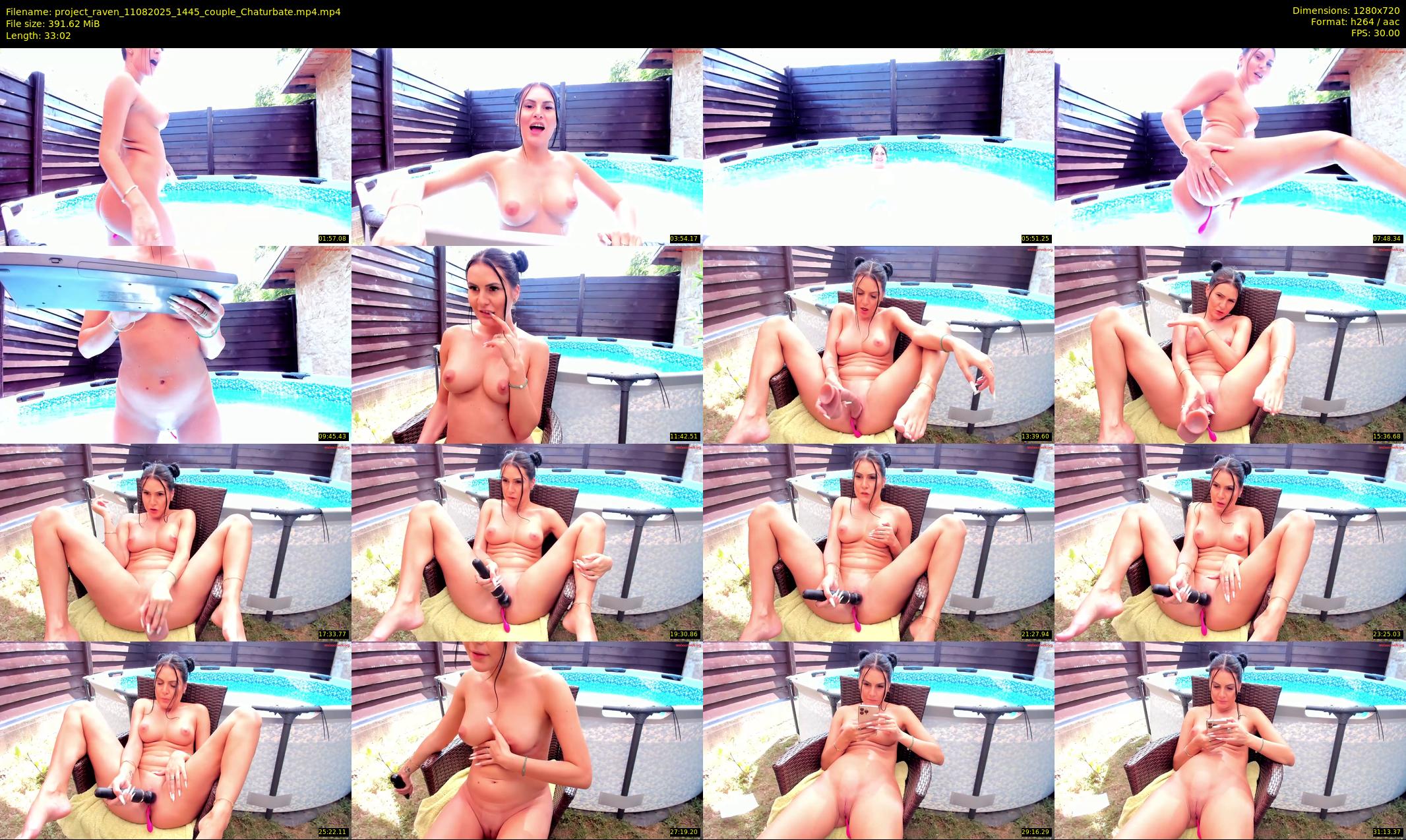 project_raven — 34 minute Chaturbate female cam show recording, 720p, Aug 11, 2025