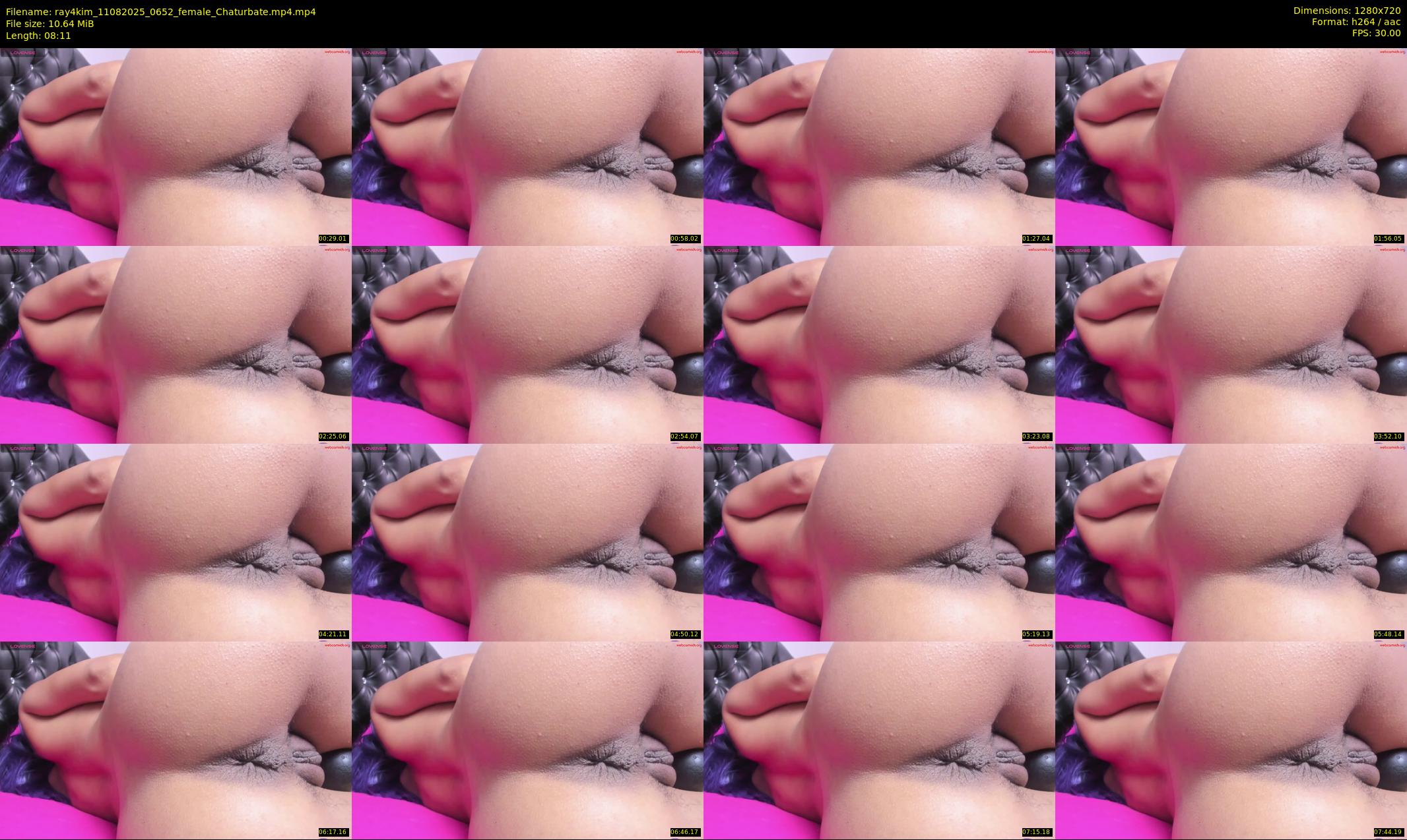 ray4kim — 9 minute Chaturbate couple cam show recording, 720p, Aug 11, 2025