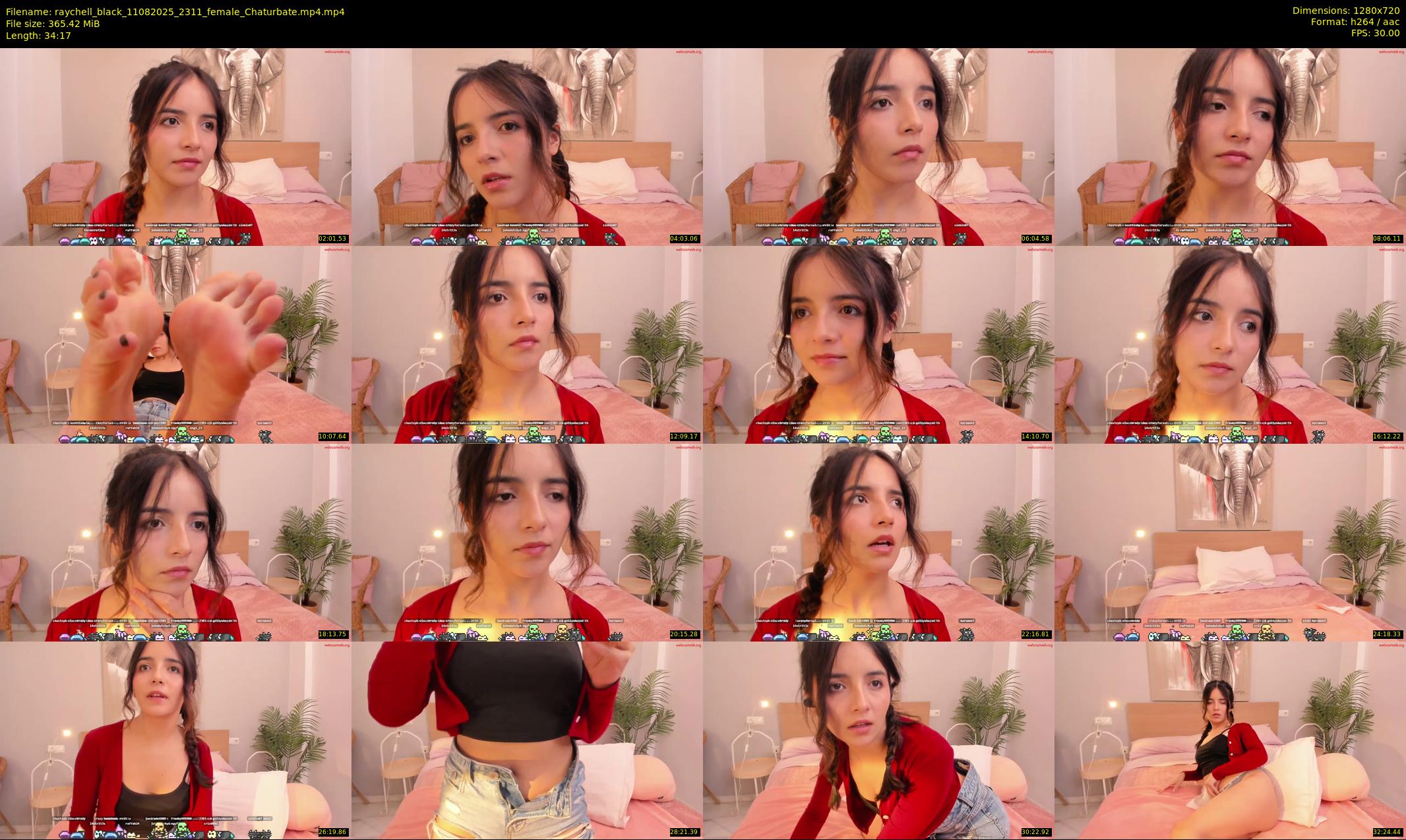 raychell_black — 35 minute Chaturbate female cam show recording, 720p, Aug 11, 2025