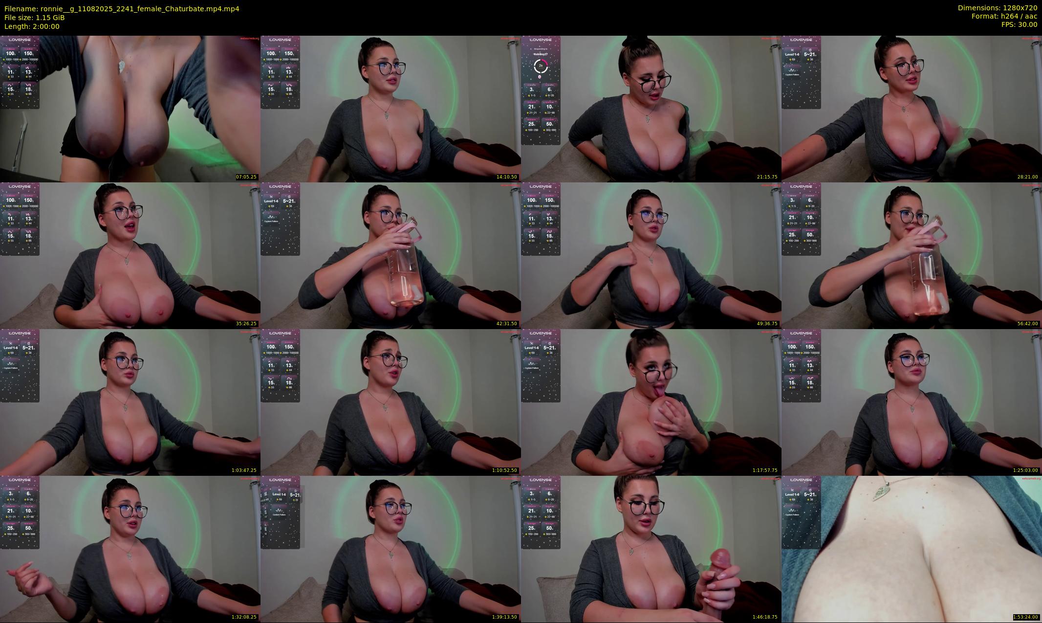ronnie__g — 120 minute Chaturbate female cam show recording, 720p, Aug 11, 2025