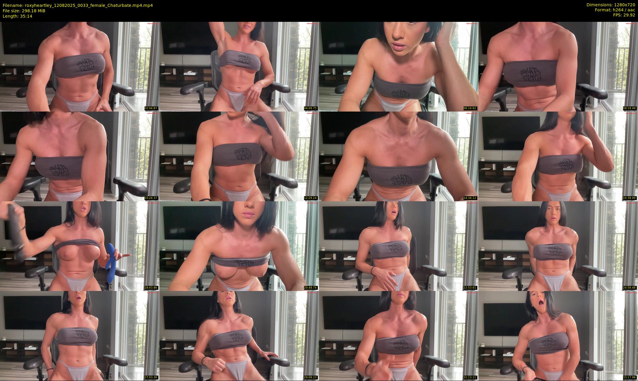 roxyheartley — 36 minute Chaturbate female cam show recording, 720p, Aug 12, 2025