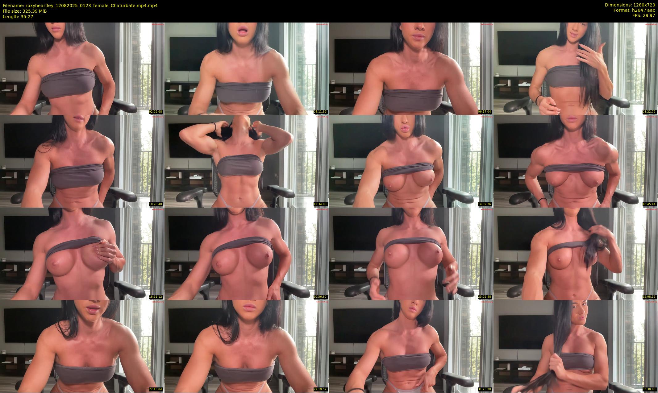 roxyheartley — 36 minute Chaturbate female cam show recording, 720p, Aug 12, 2025