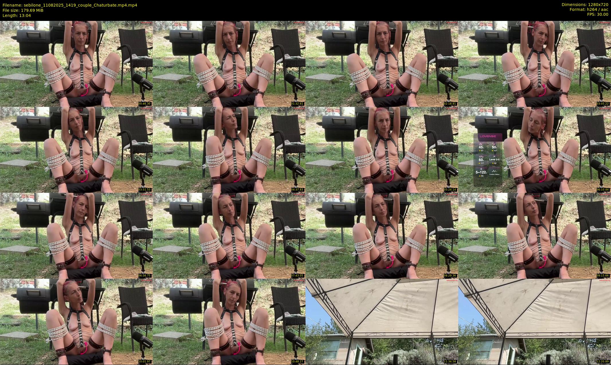 sebilone — 14 minute Chaturbate couple cam show recording, 720p, Aug 11, 2025