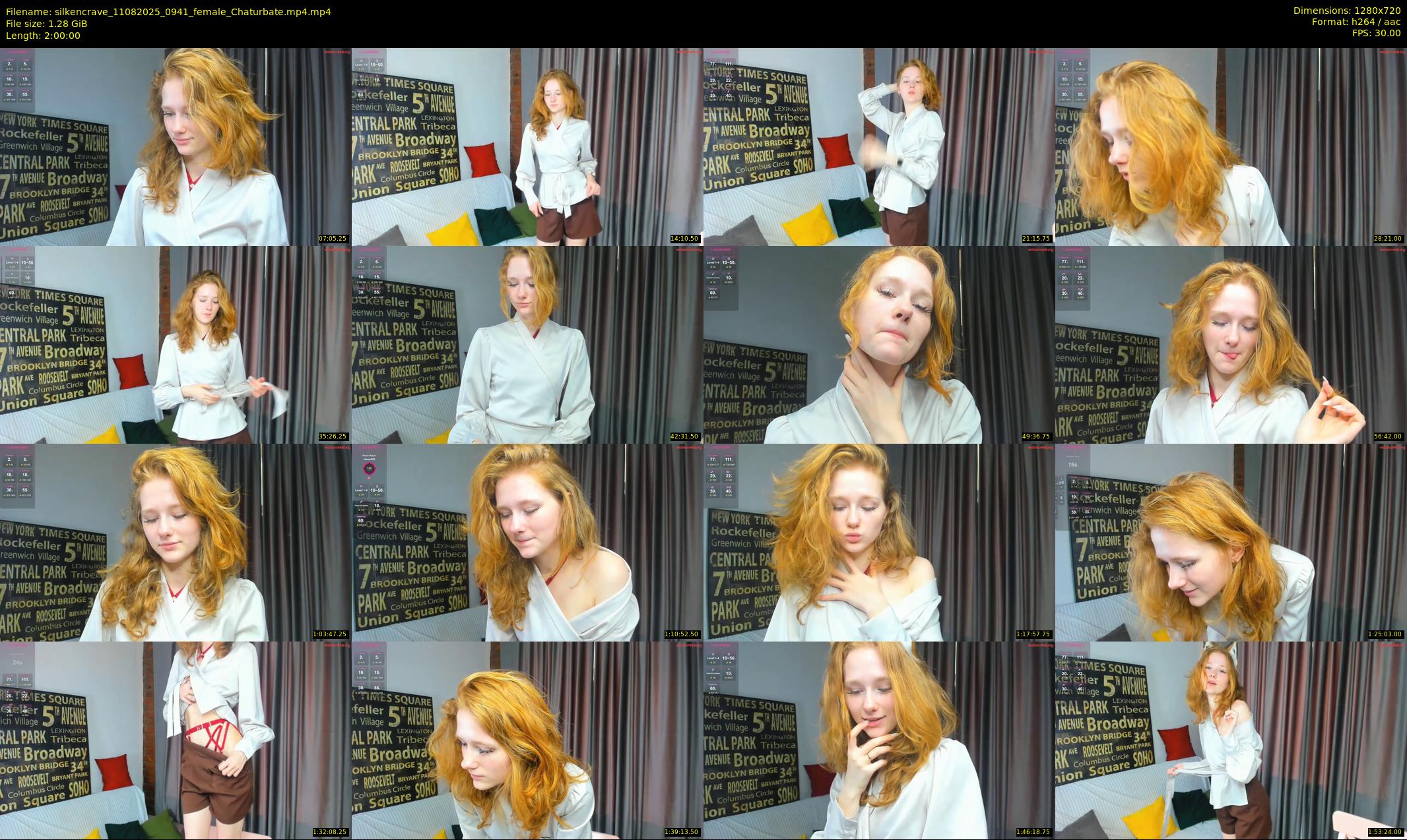 silkencrave — 120 minute Chaturbate female cam show recording, 720p, Aug 11, 2025