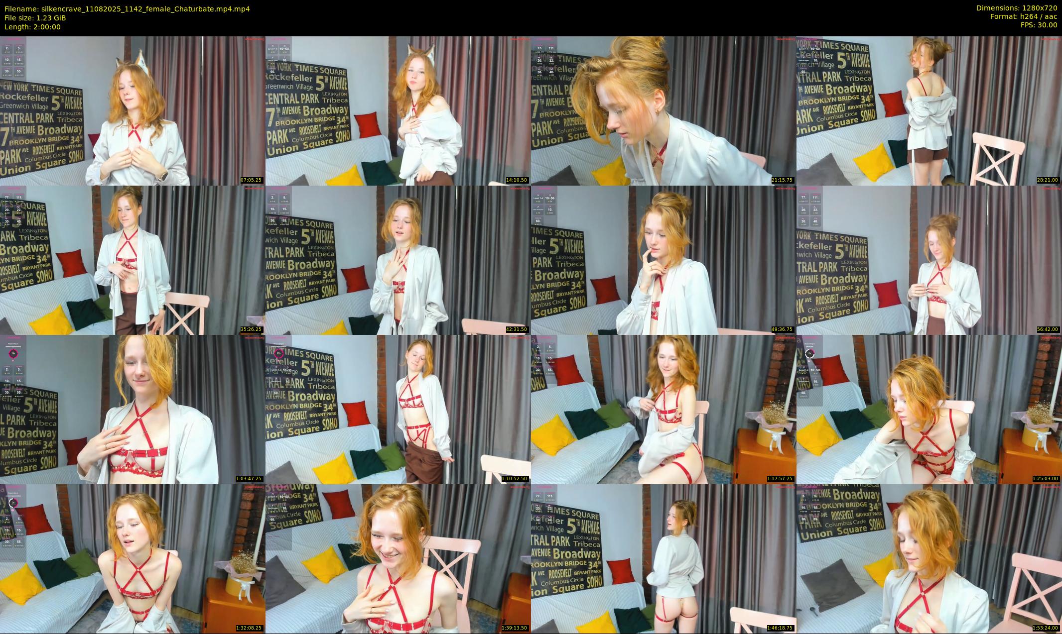 silkencrave — 120 minute Chaturbate female cam show recording, 720p, Aug 11, 2025