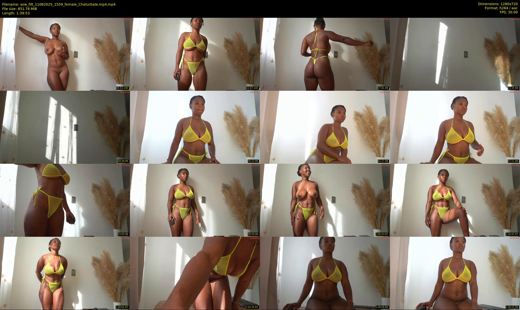 sow_fitt — 100 minute Chaturbate female cam show recording, 720p, Aug 11, 2025
