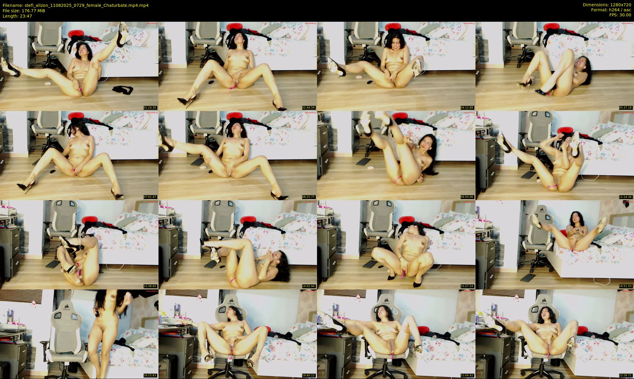 stefi_alizon — 24 minute Chaturbate female cam show recording, 720p, Aug 11, 2025