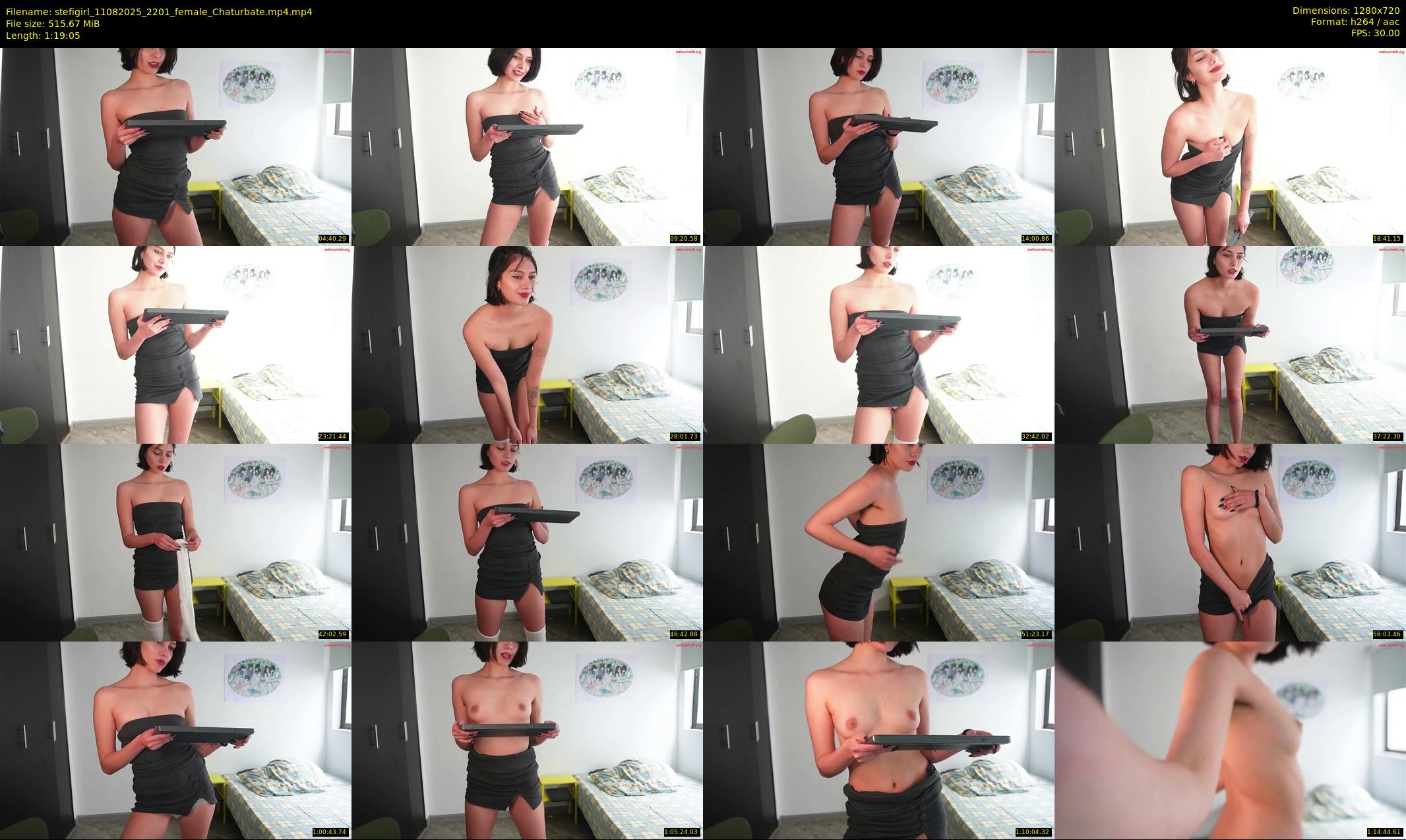 stefigirl — 80 minute Chaturbate female cam show recording, 720p, Aug 11, 2025