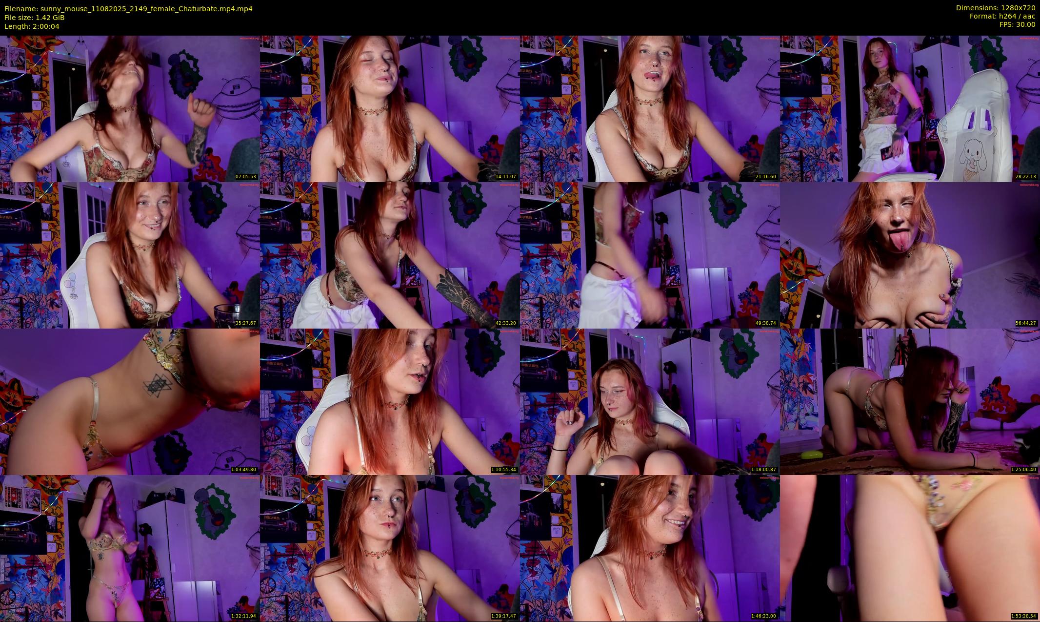 sunny_mouse — 121 minute Chaturbate female cam show recording, 720p, Aug 11, 2025