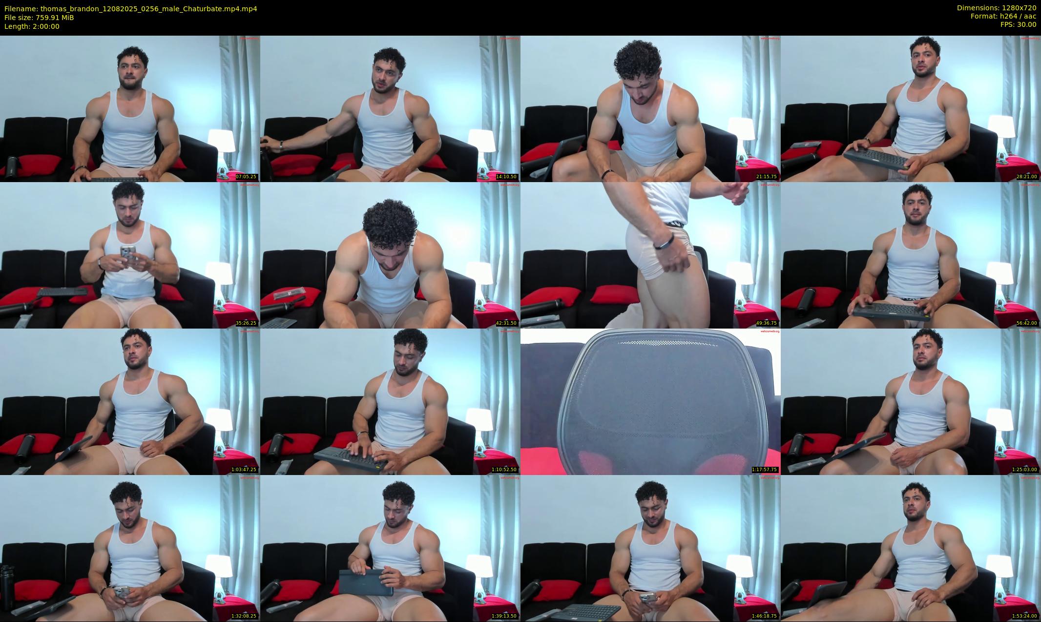 thomas_brandon — 120 minute Chaturbate male cam show recording, 720p, Aug 12, 2025