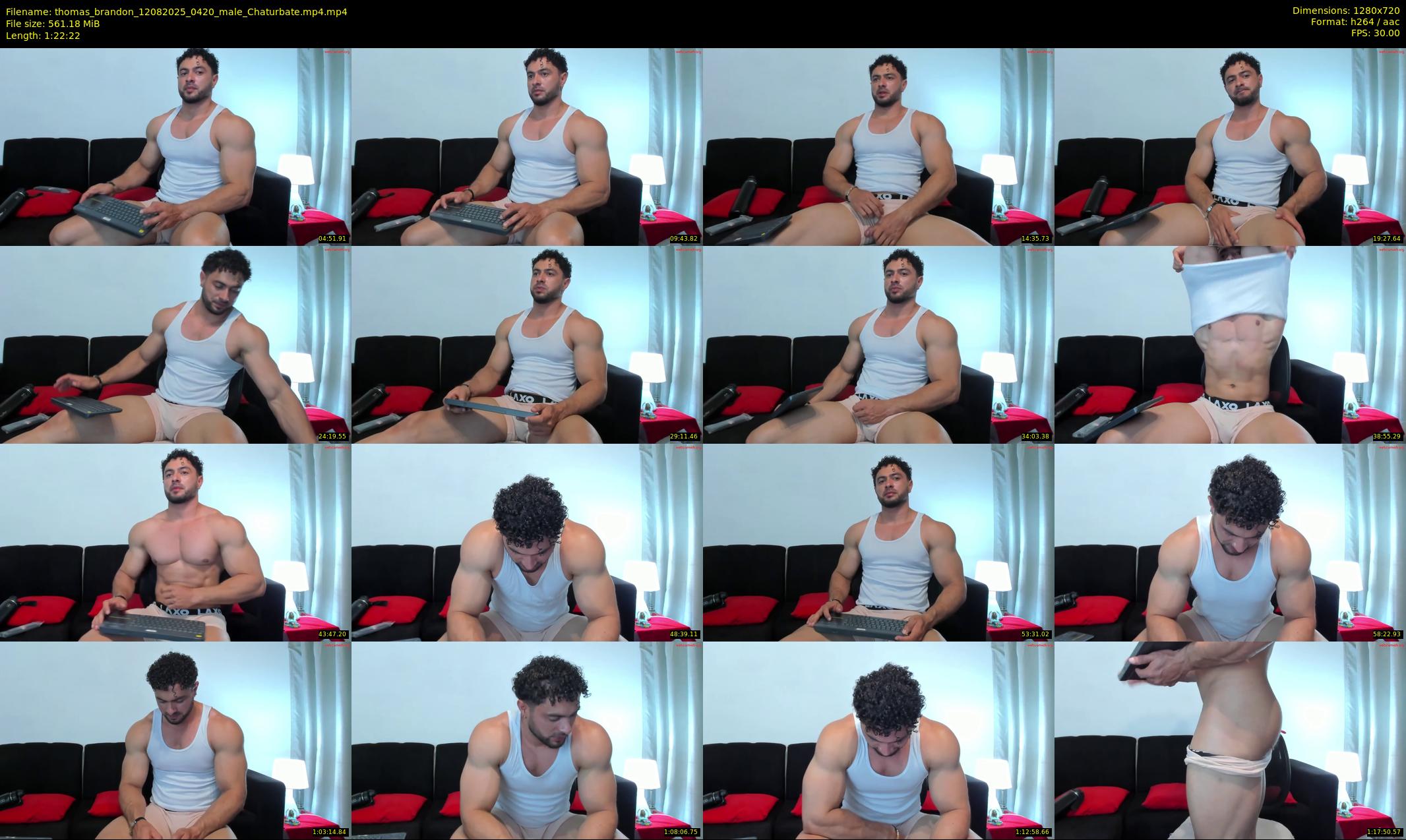 thomas_brandon — 83 minute Chaturbate male cam show recording, 720p, Aug 12, 2025