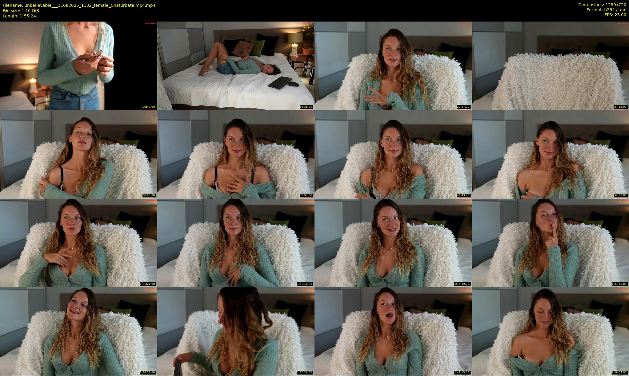 unbelievable__ — 116 minute Chaturbate female cam show recording, 720p, Aug 11, 2025