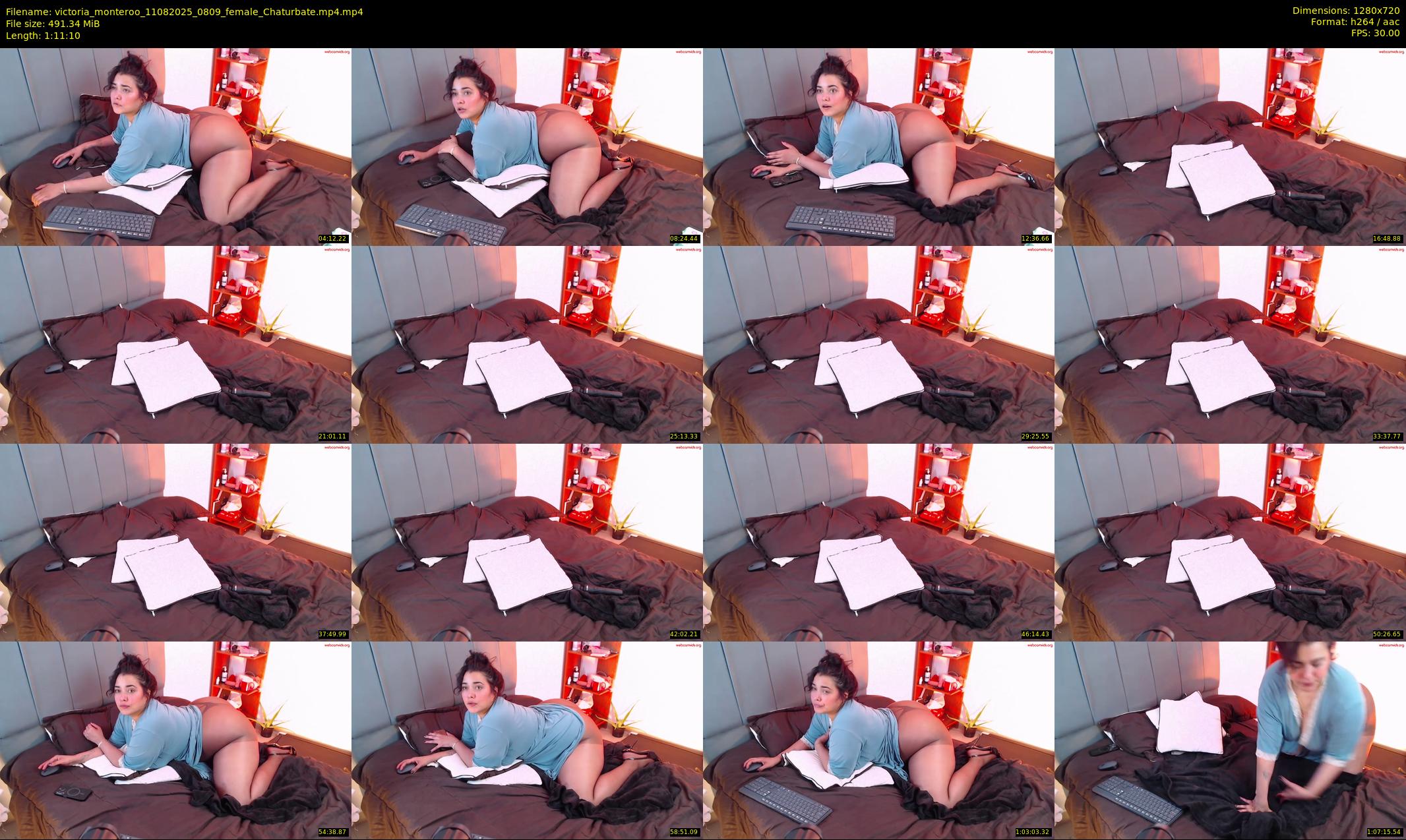 victoria_monteroo — 72 minute Chaturbate female cam show recording, 720p, Aug 11, 2025