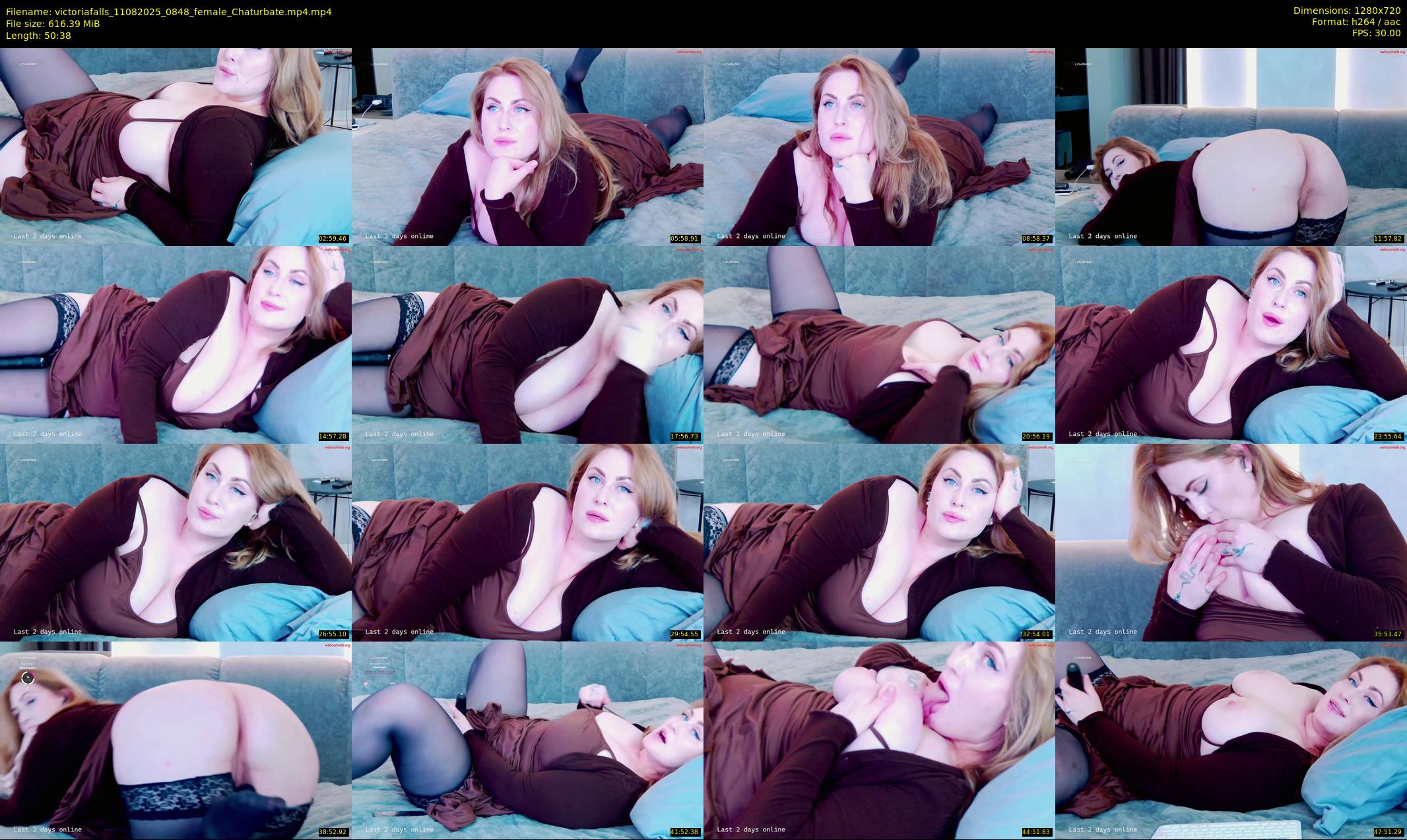 victoriafalls — 51 minute Chaturbate female cam show recording, 720p, Aug 11, 2025