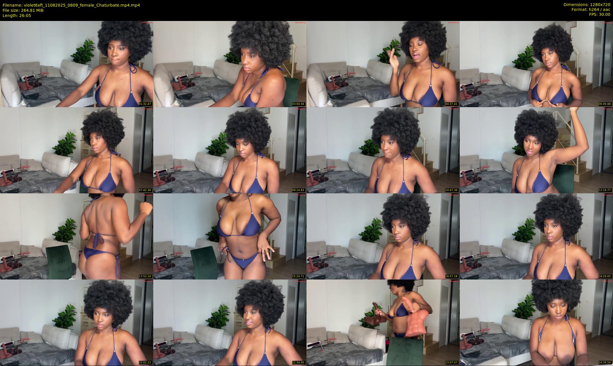 violet6xft — 27 minute Chaturbate female cam show recording, 720p, Aug 11, 2025