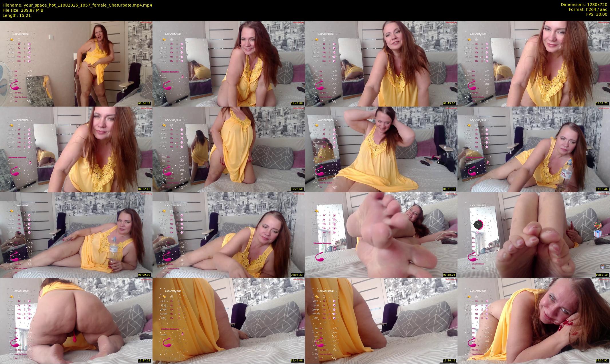 your_space_hot — 16 minute Chaturbate female cam show recording, 720p, Aug 11, 2025
