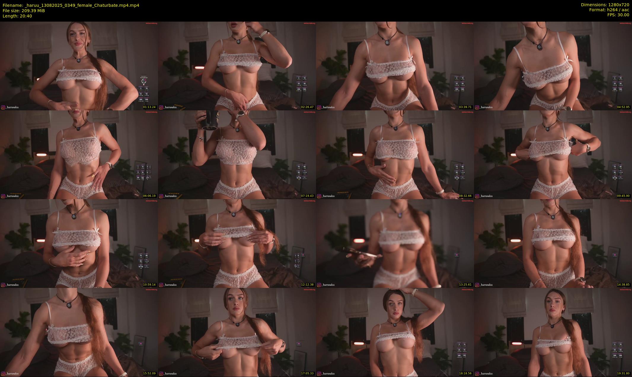 _haruu — 21 minute Chaturbate female cam show recording, 720p, Aug 13, 2025