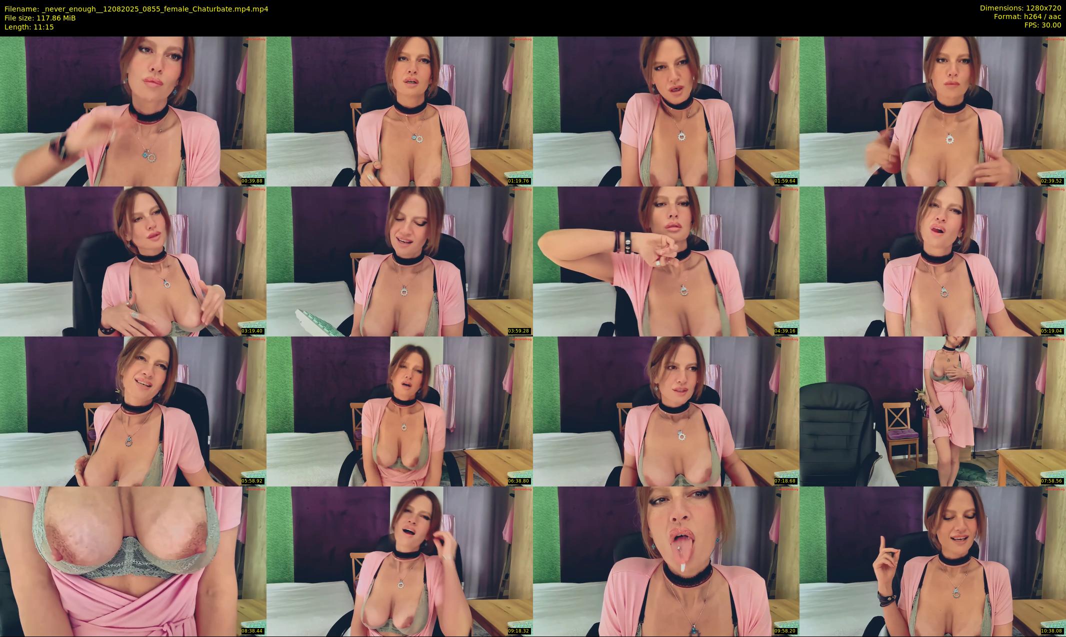 _never_enough_ — 12 minute Chaturbate female cam show recording, 720p, Aug 12, 2025