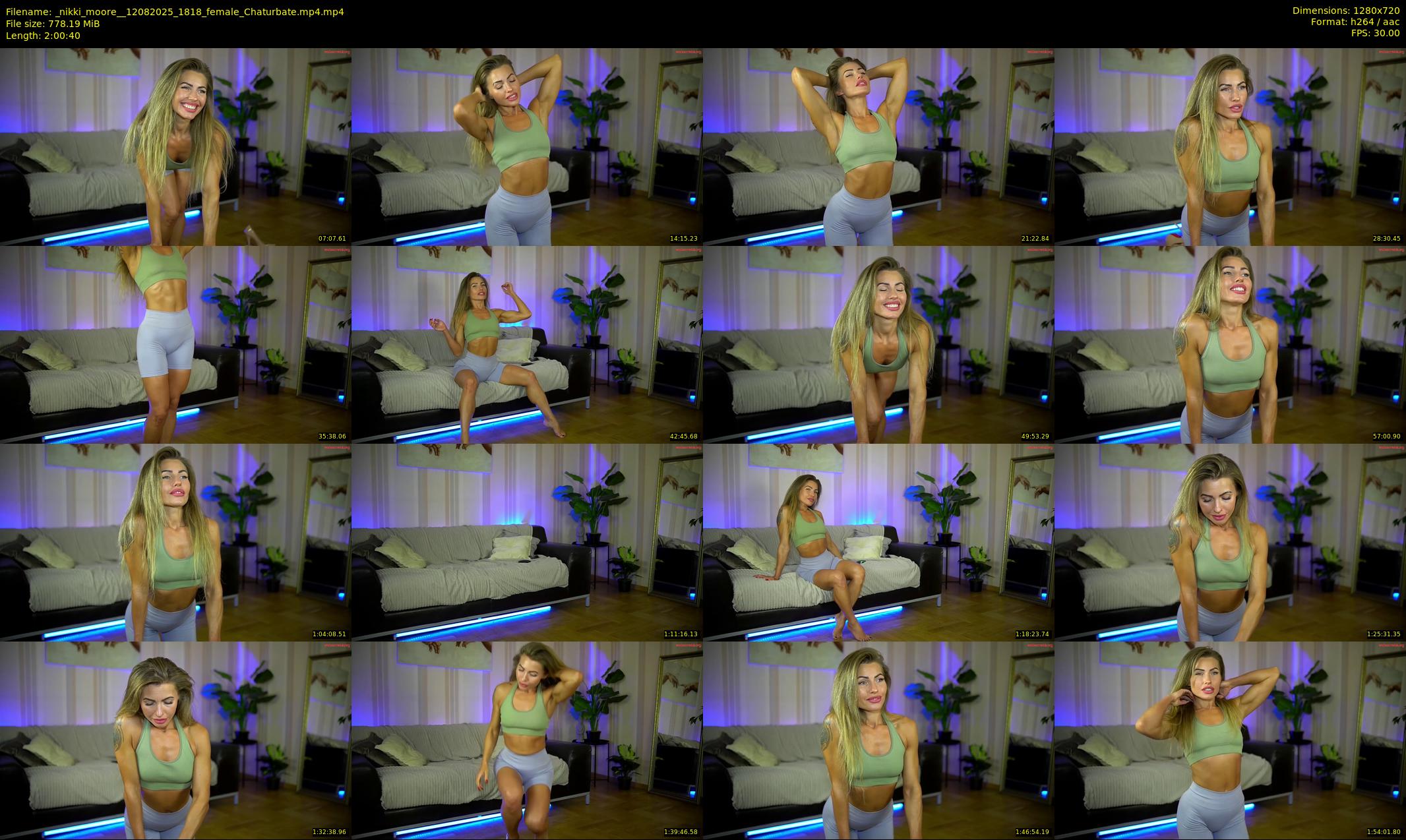 _nikki_moore_ — 121 minute Chaturbate female cam show recording, 720p, Aug 12, 2025