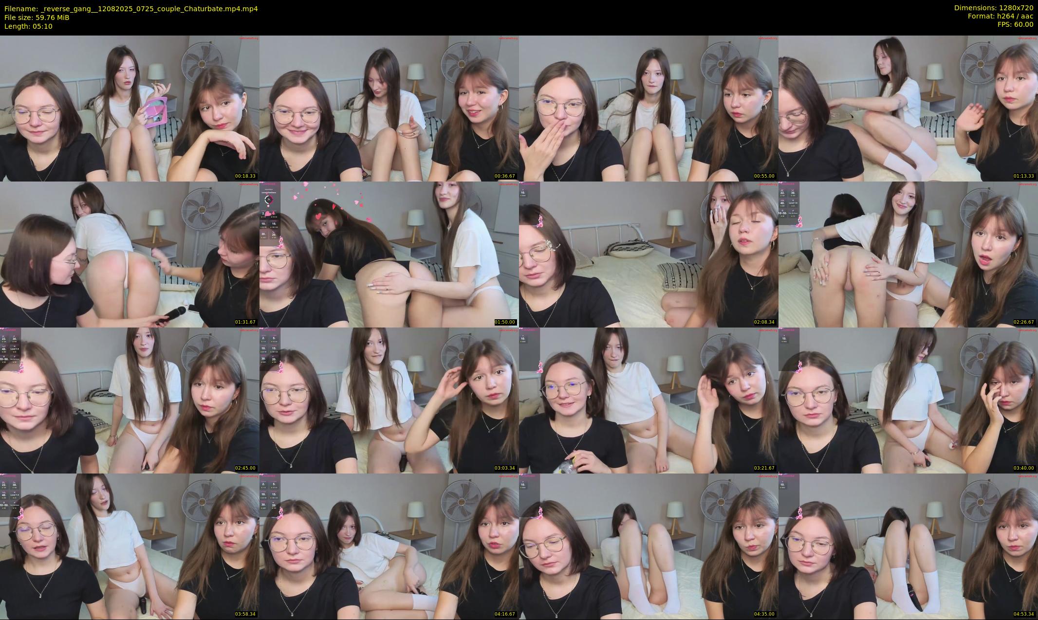 _reverse_gang_ — 6 minute Chaturbate couple cam show recording, 720p, Aug 12, 2025