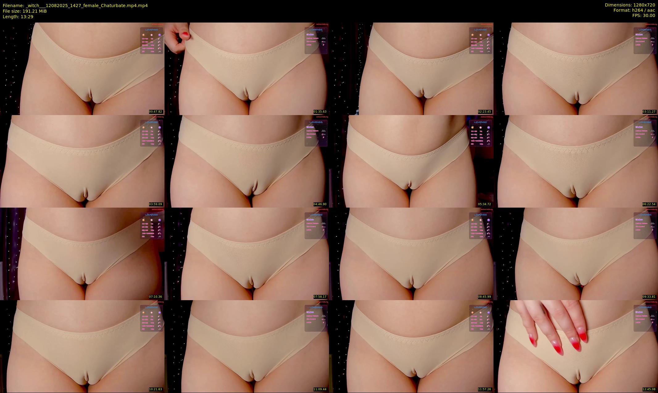 _witch__ — 14 minute Chaturbate female cam show recording, 720p, Aug 12, 2025