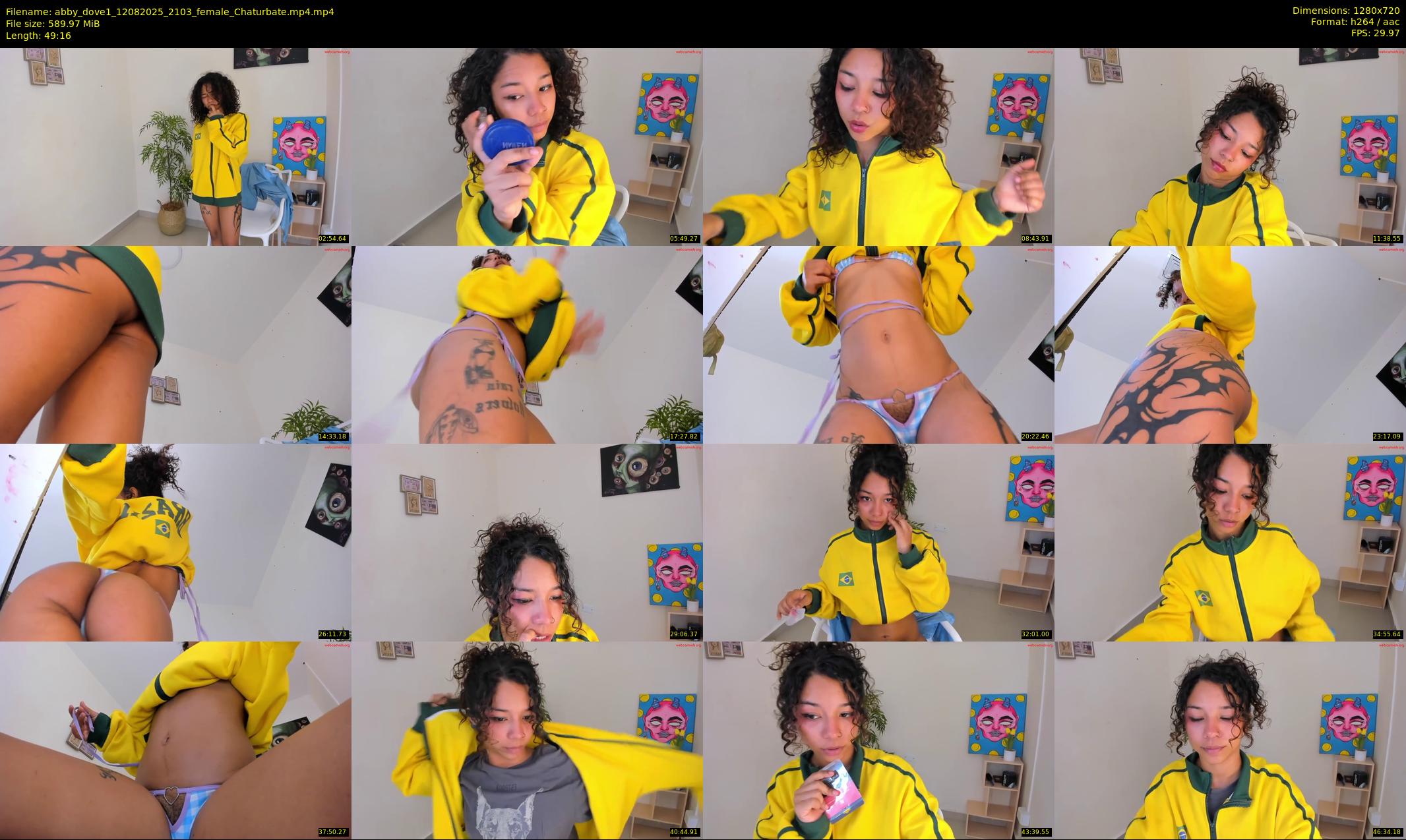 abby_dove1 — 50 minute Chaturbate female cam show recording, 720p, Aug 12, 2025