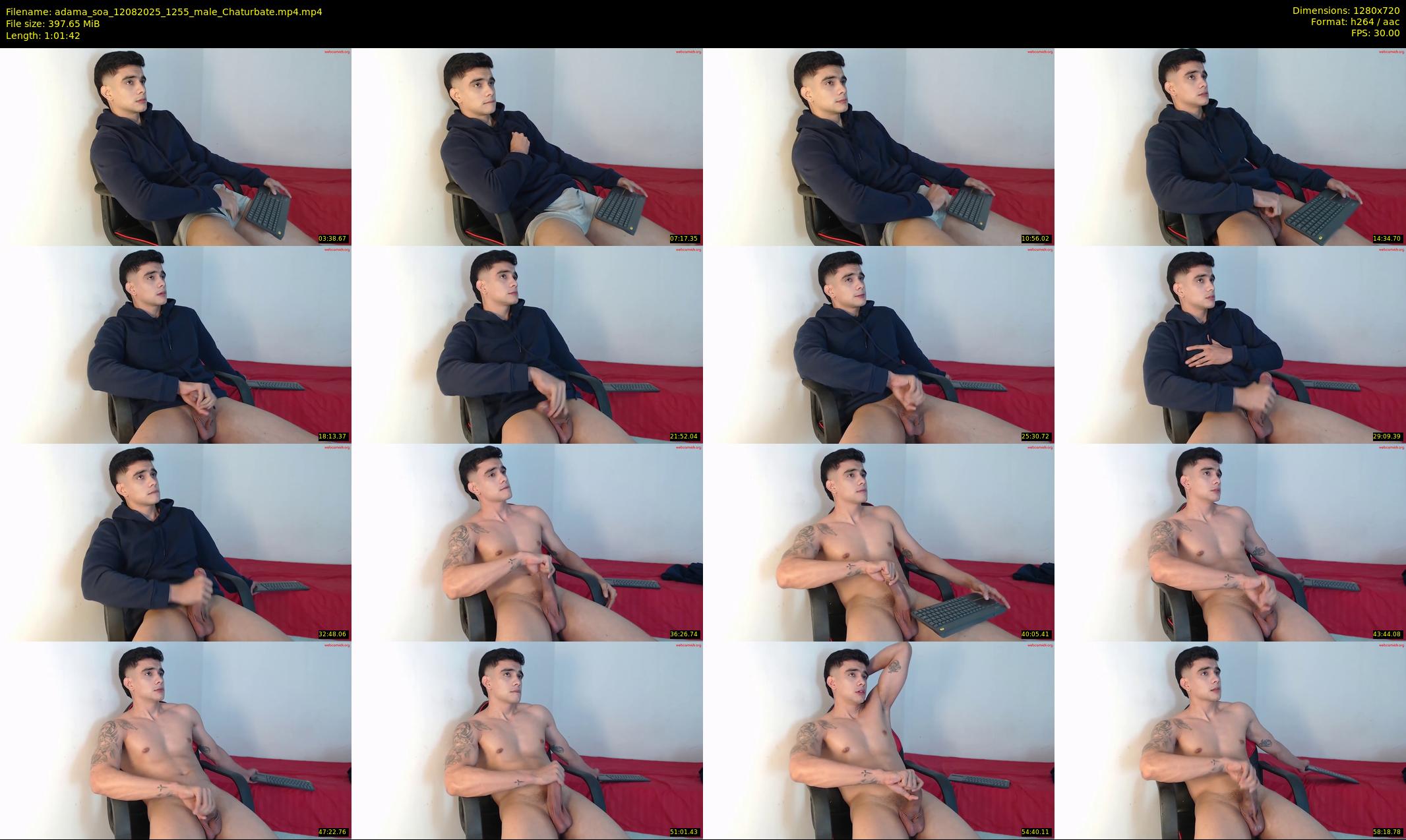 adama_soa — 62 minute Chaturbate male cam show recording, 720p, Aug 12, 2025