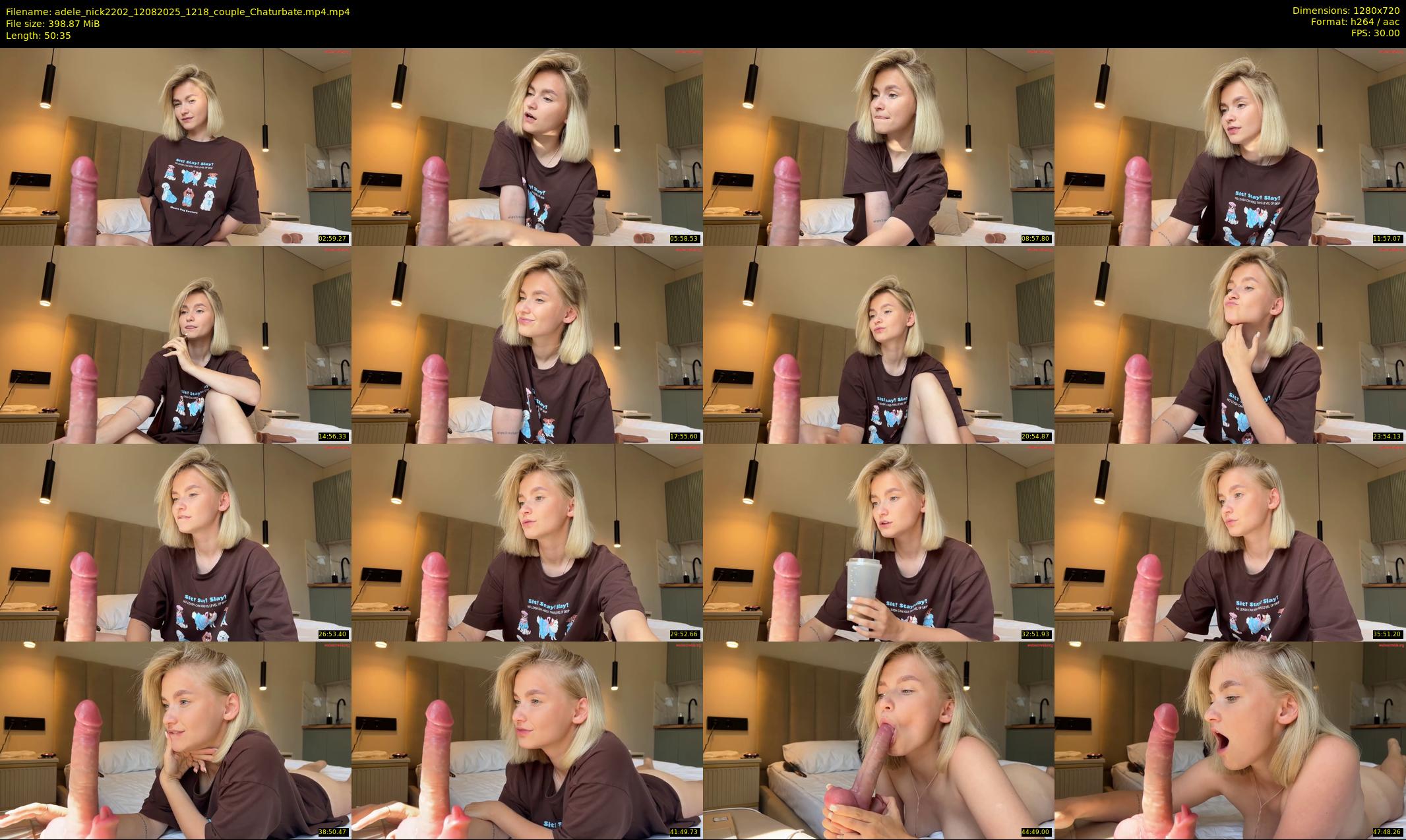 adele_nick2202 — 51 minute Chaturbate couple cam show recording, 720p, Aug 12, 2025