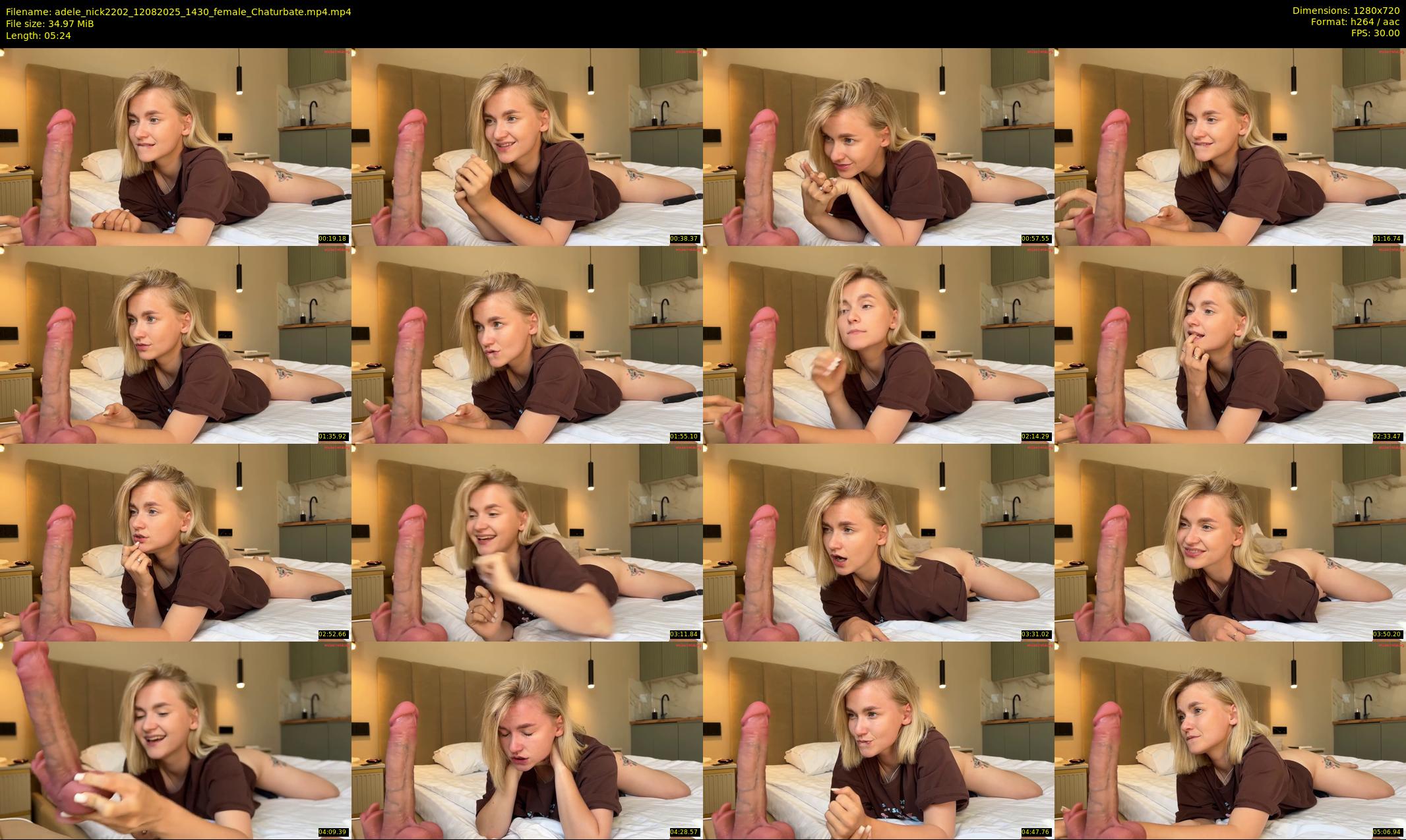 adele_nick2202 — 6 minute Chaturbate couple cam show recording, 720p, Aug 12, 2025
