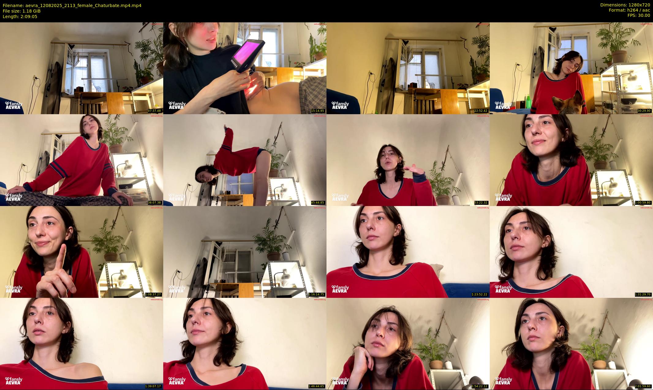 aevra — 130 minute Chaturbate female cam show recording, 720p, Aug 12, 2025