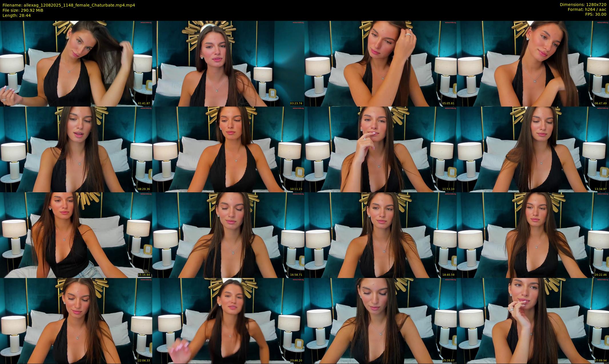 allexag — 29 minute Chaturbate female cam show recording, 720p, Aug 12, 2025