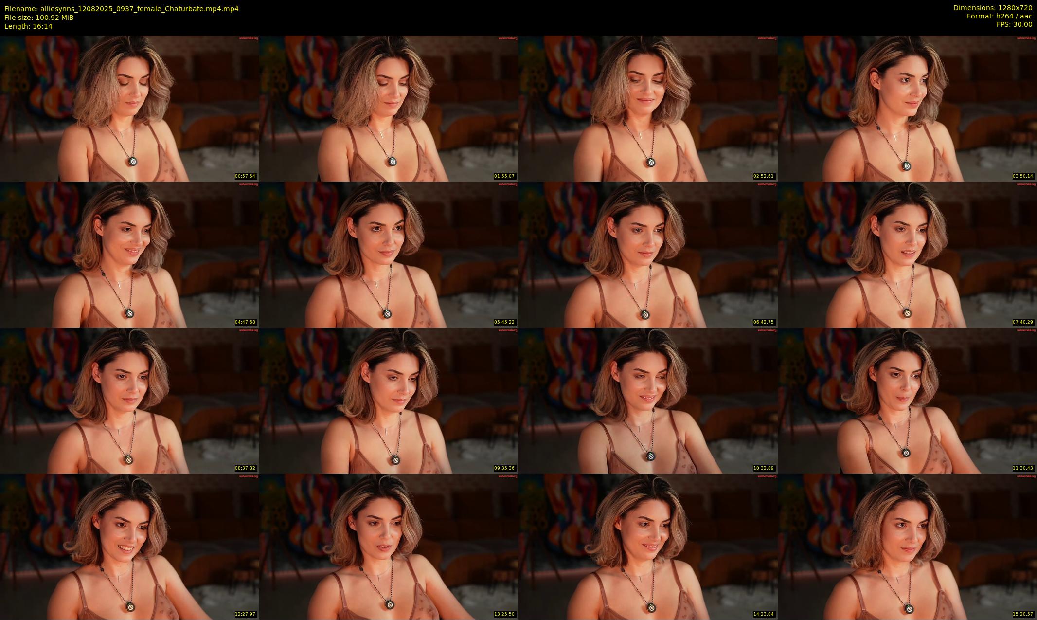alliesynns — 17 minute Chaturbate female cam show recording, 720p, Aug 12, 2025