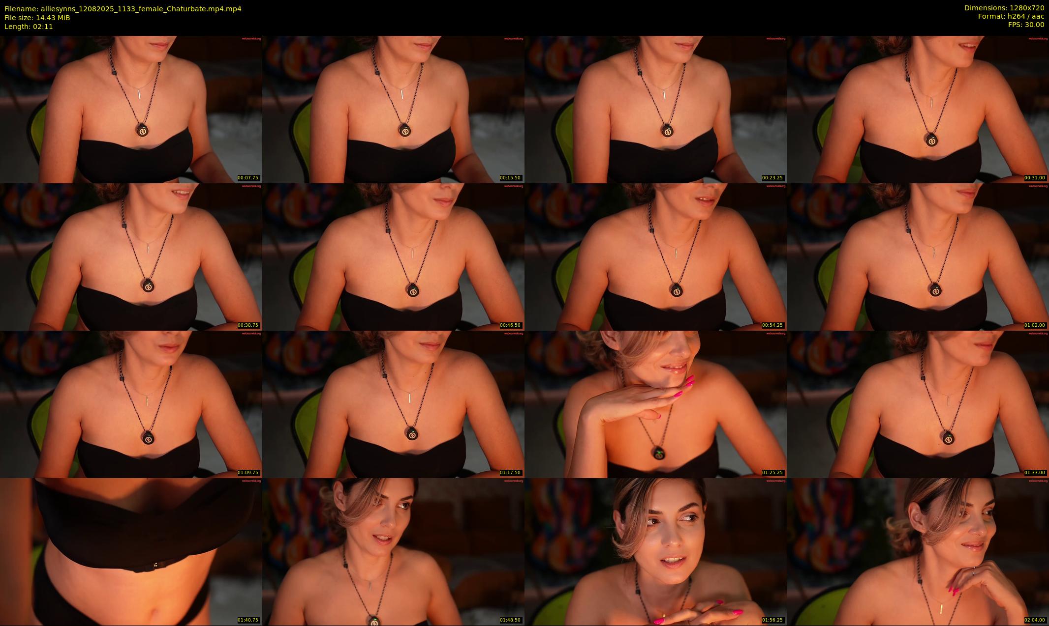 alliesynns — 3 minute Chaturbate female cam show recording, 720p, Aug 12, 2025