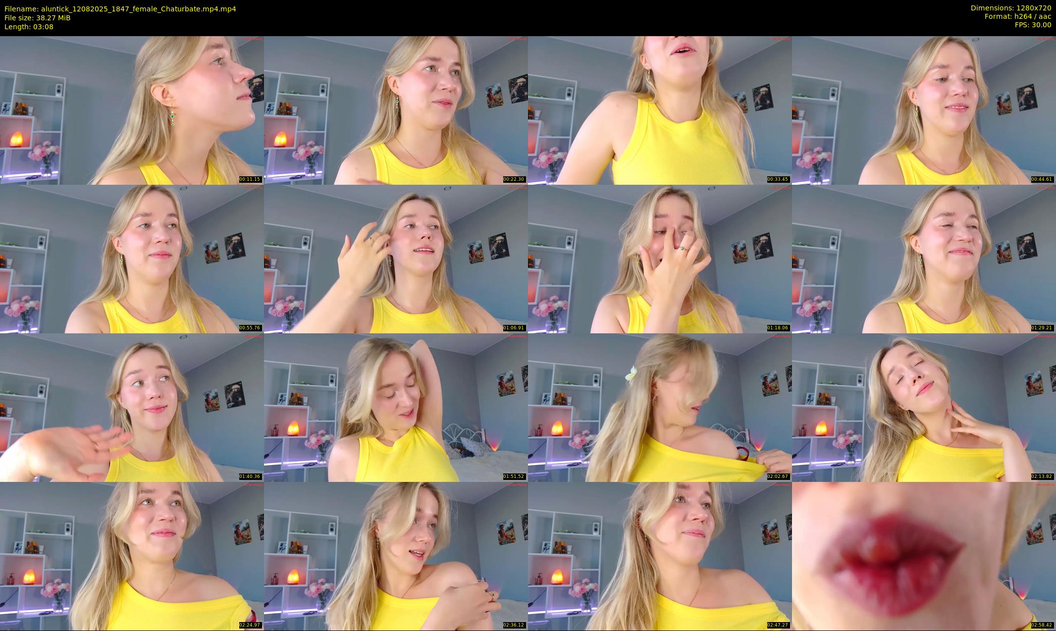 aluntick — 4 minute Chaturbate female cam show recording, 720p, Aug 12, 2025