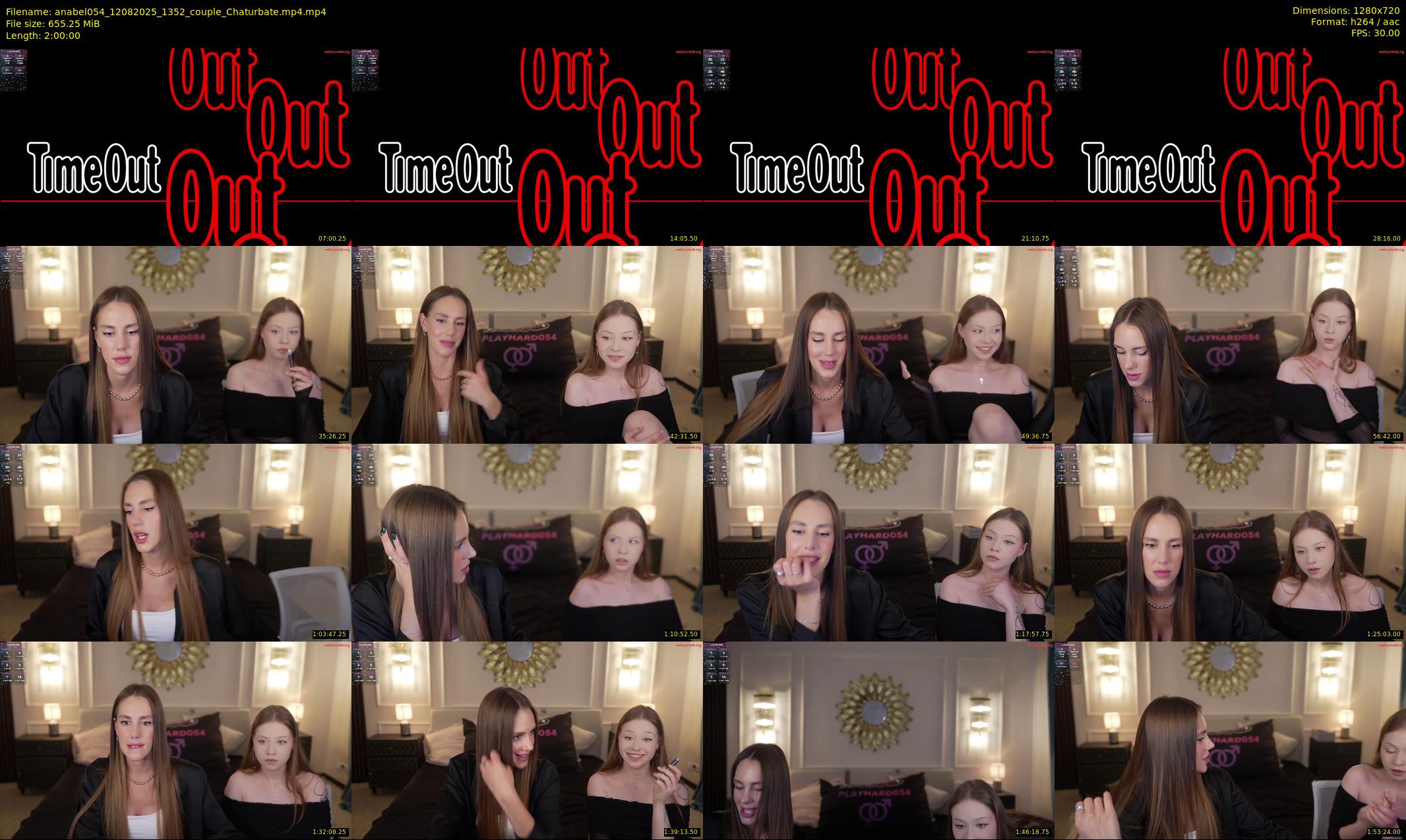 anabel054 — 120 minute Chaturbate female cam show recording, 720p, Aug 12, 2025