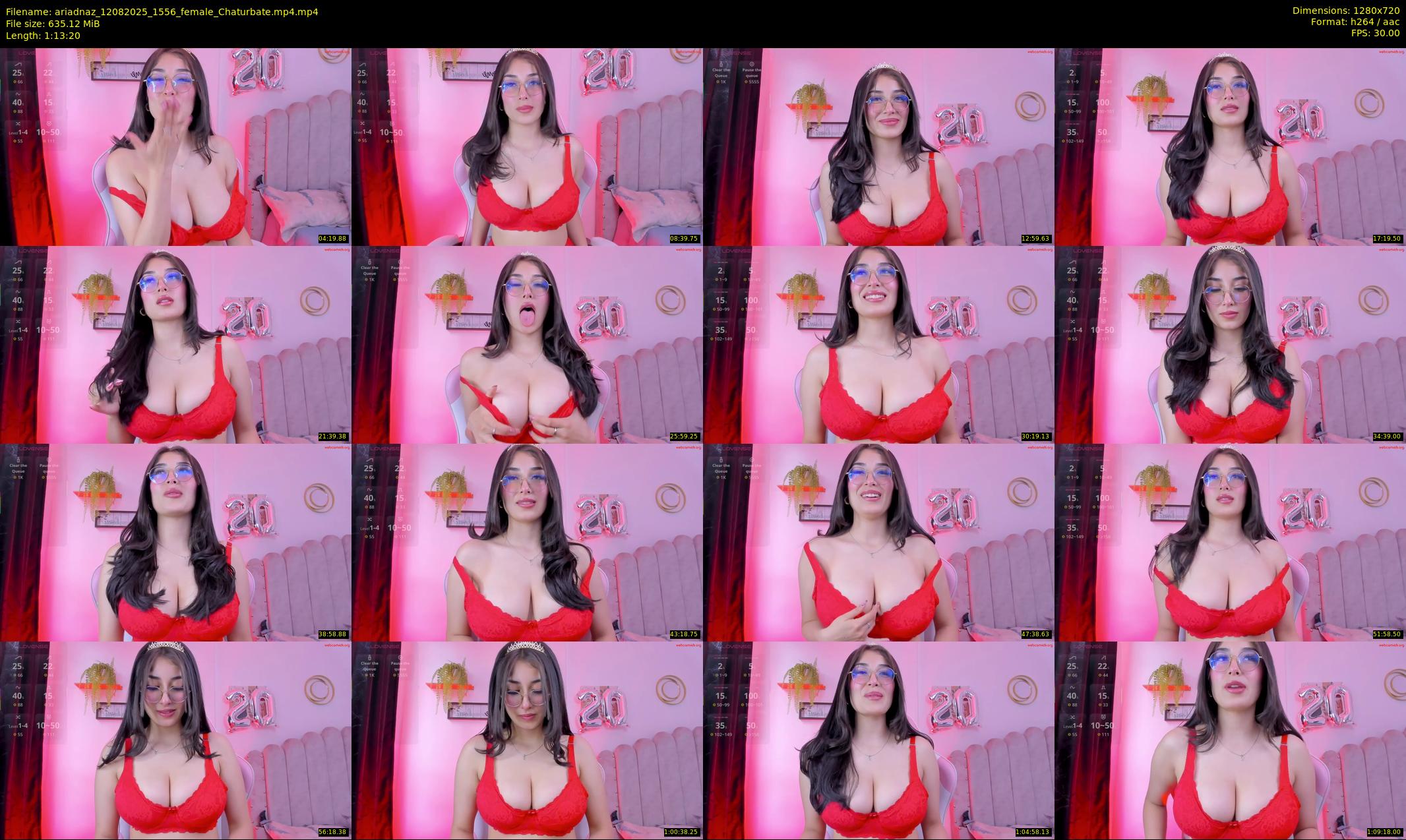 ariadnaz — 74 minute Chaturbate female cam show recording, 720p, Aug 12, 2025
