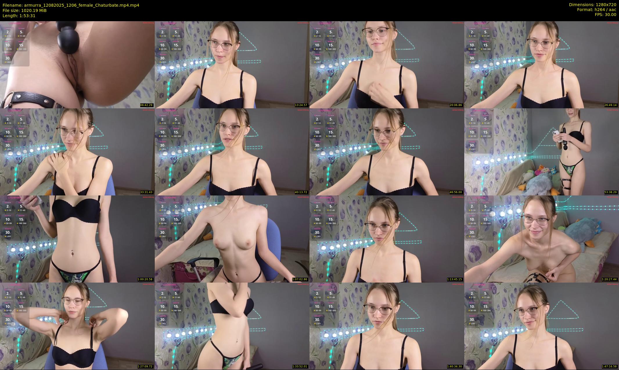 armurra — 114 minute Chaturbate female cam show recording, 720p, Aug 12, 2025