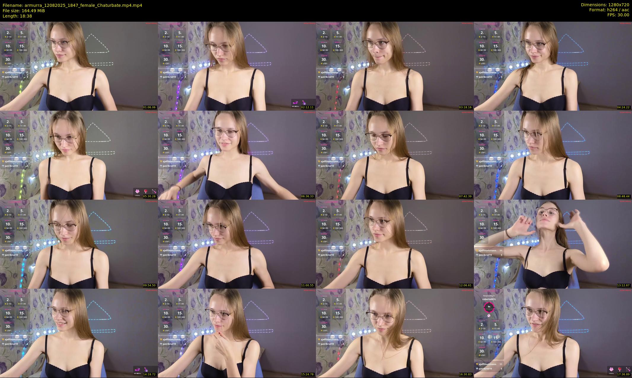armurra — 19 minute Chaturbate female cam show recording, 720p, Aug 12, 2025